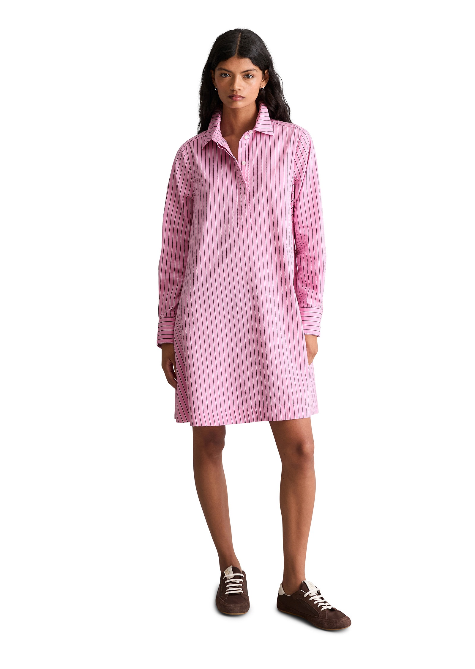 Marc O'Polo DENIM Hemdblusenkleid »aus Organic Cotton-Lyocell-Mix«