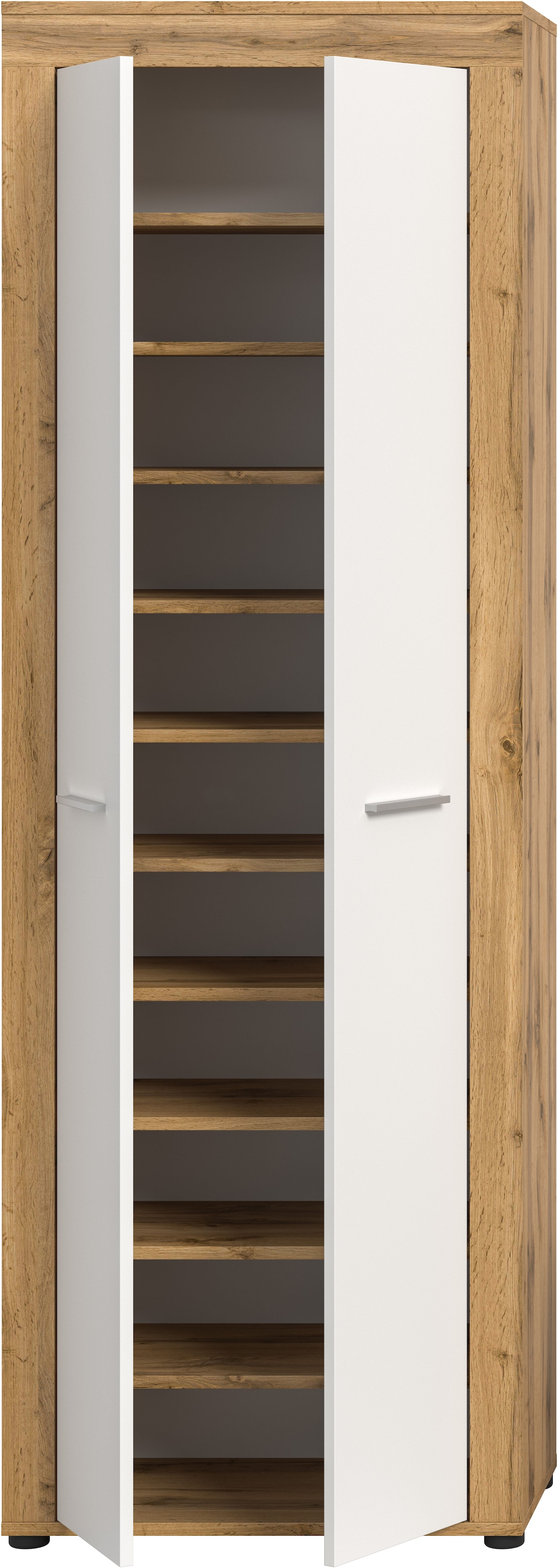 INOSIGN Schuhschrank »Aosta«, (1 St.), Schuhschrank, Höhe 191 cm, 11 Fächer, Garderobenschrank, Flur, Diele