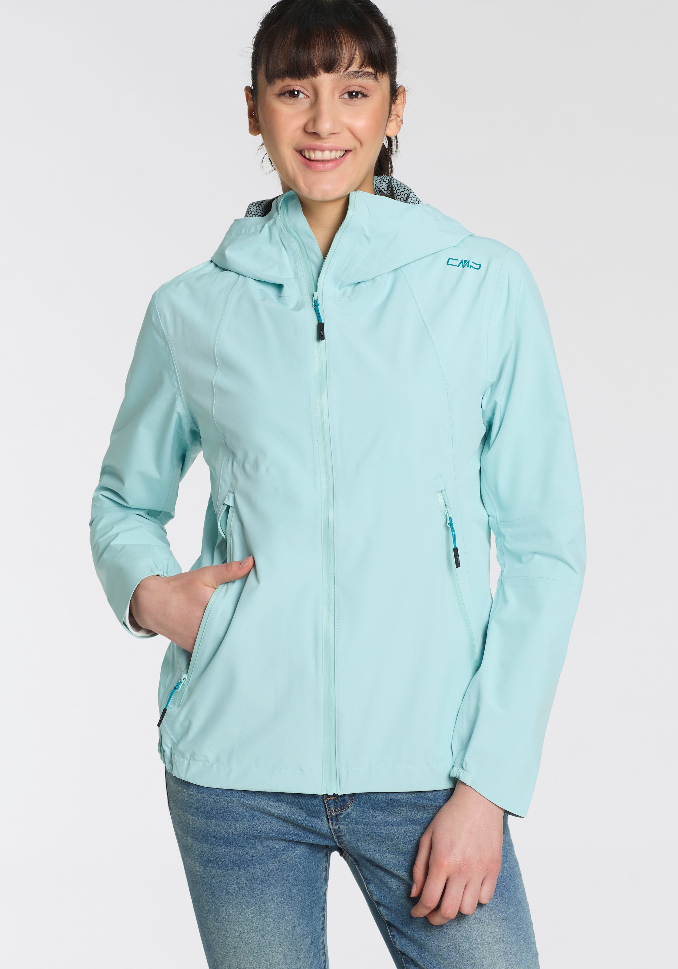 CMP Softshelljacke "WOMAN JACKET FIX HOOD", mit Kapuze