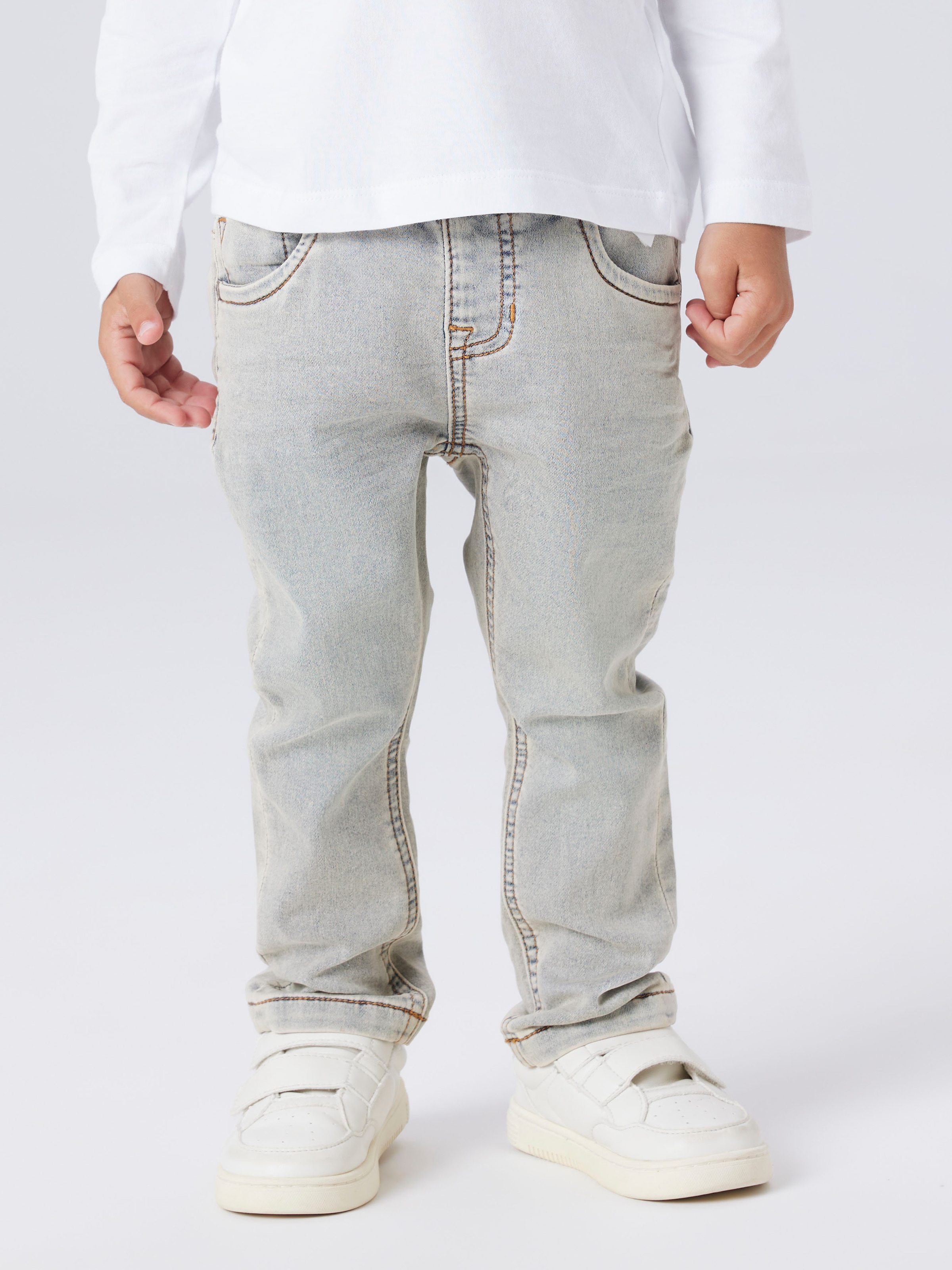 Name It Schlupfjeans "NMMRYAN SLIM SWE JEANS 2472-TH NOOS" im Jogging Style