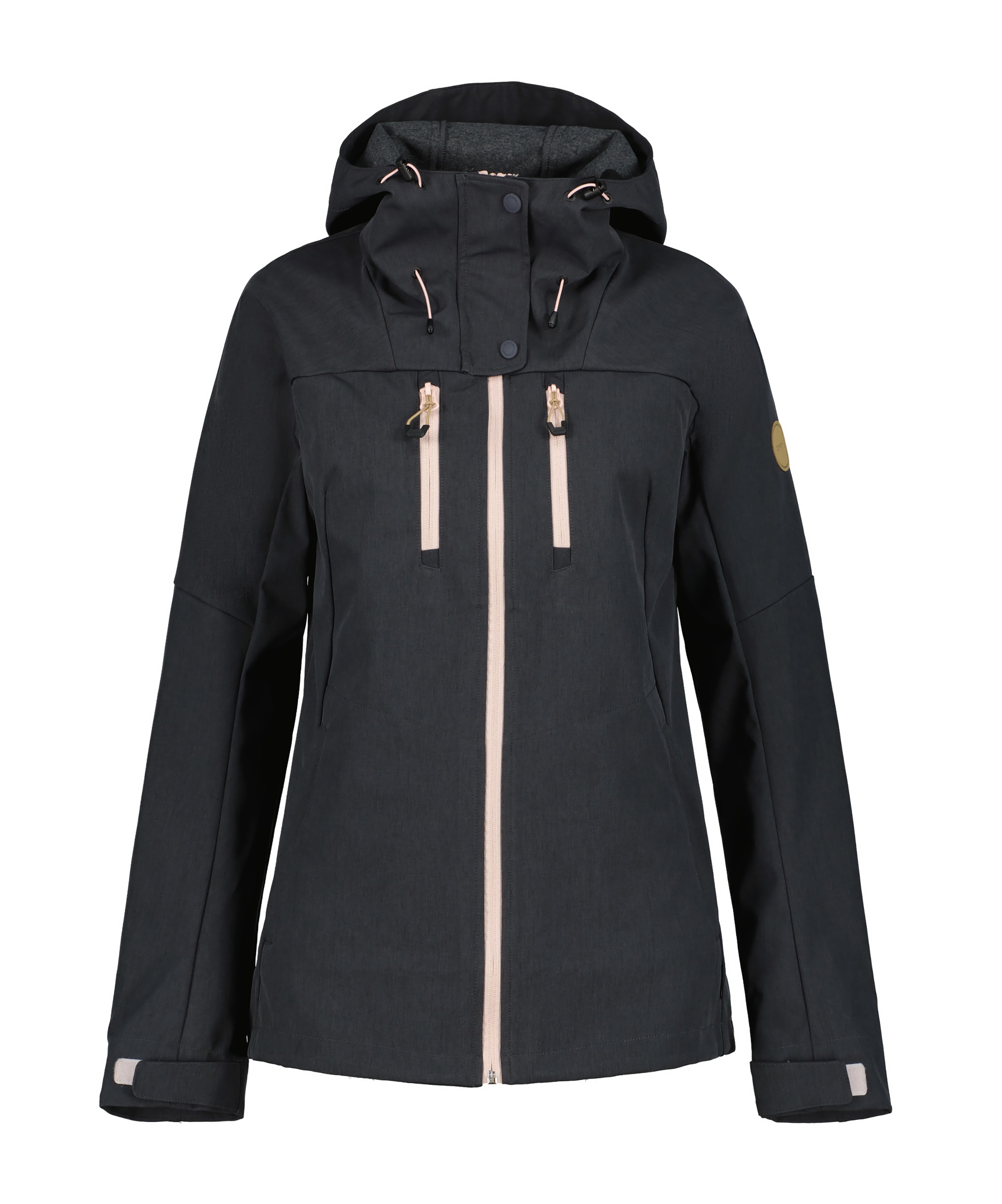 Icepeak Softshelljacke "ICEPEAK METZ", mit Kapuze, mit Markenlabel am Ärmel