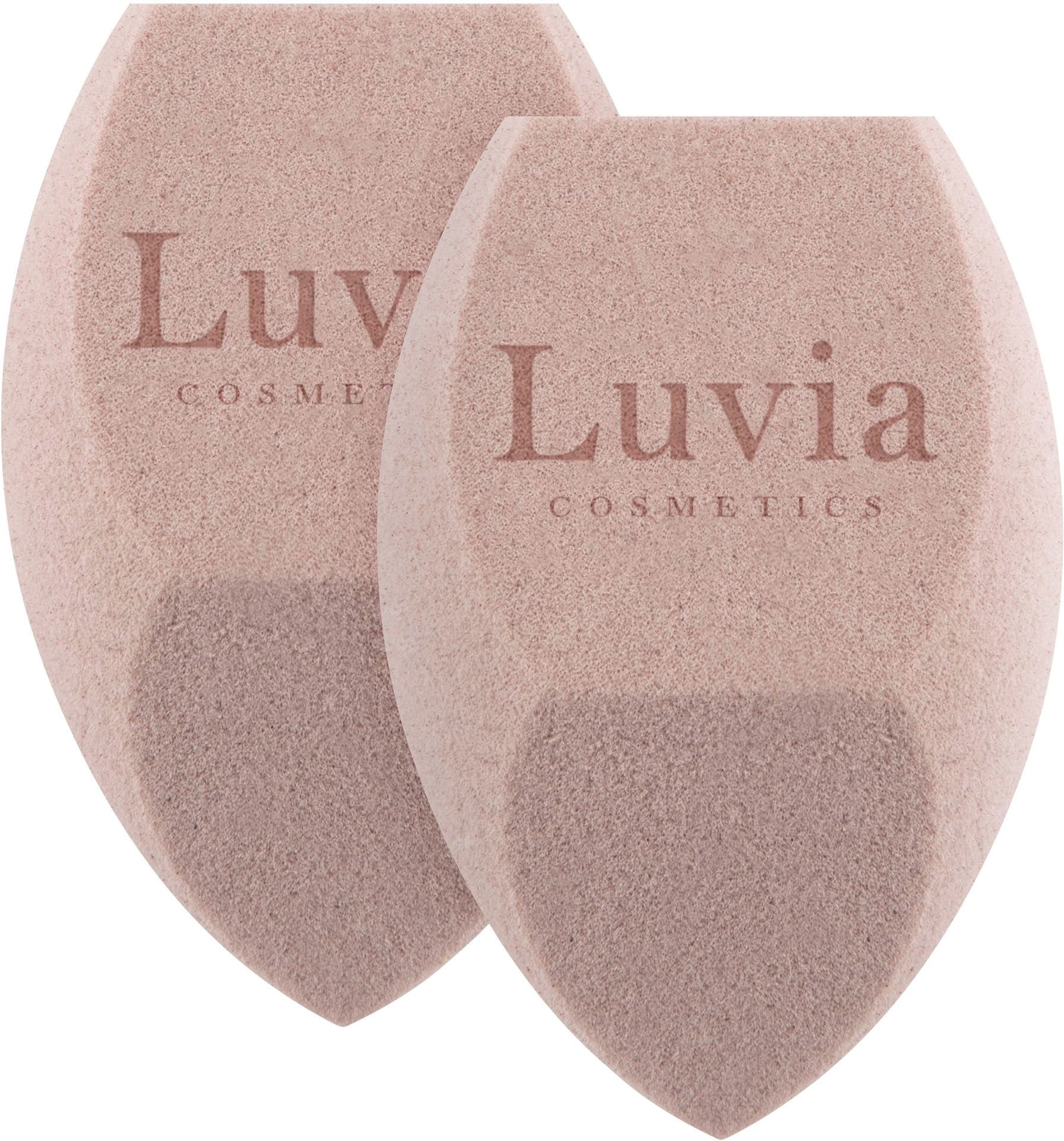 Luvia Cosmetics Make-up Schwamm »Diamond Sponge Candy«, (Set, 2 tlg.), feinporige Oberfläche für natürliches Hautbild