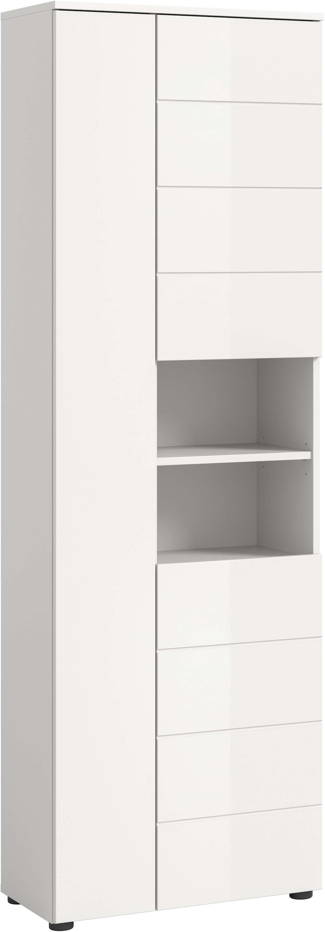 welltime Hochschrank "Biel, 190 cm, 3 Türen, 2 offene Fächer", (1 St.), Tür günstig online kaufen