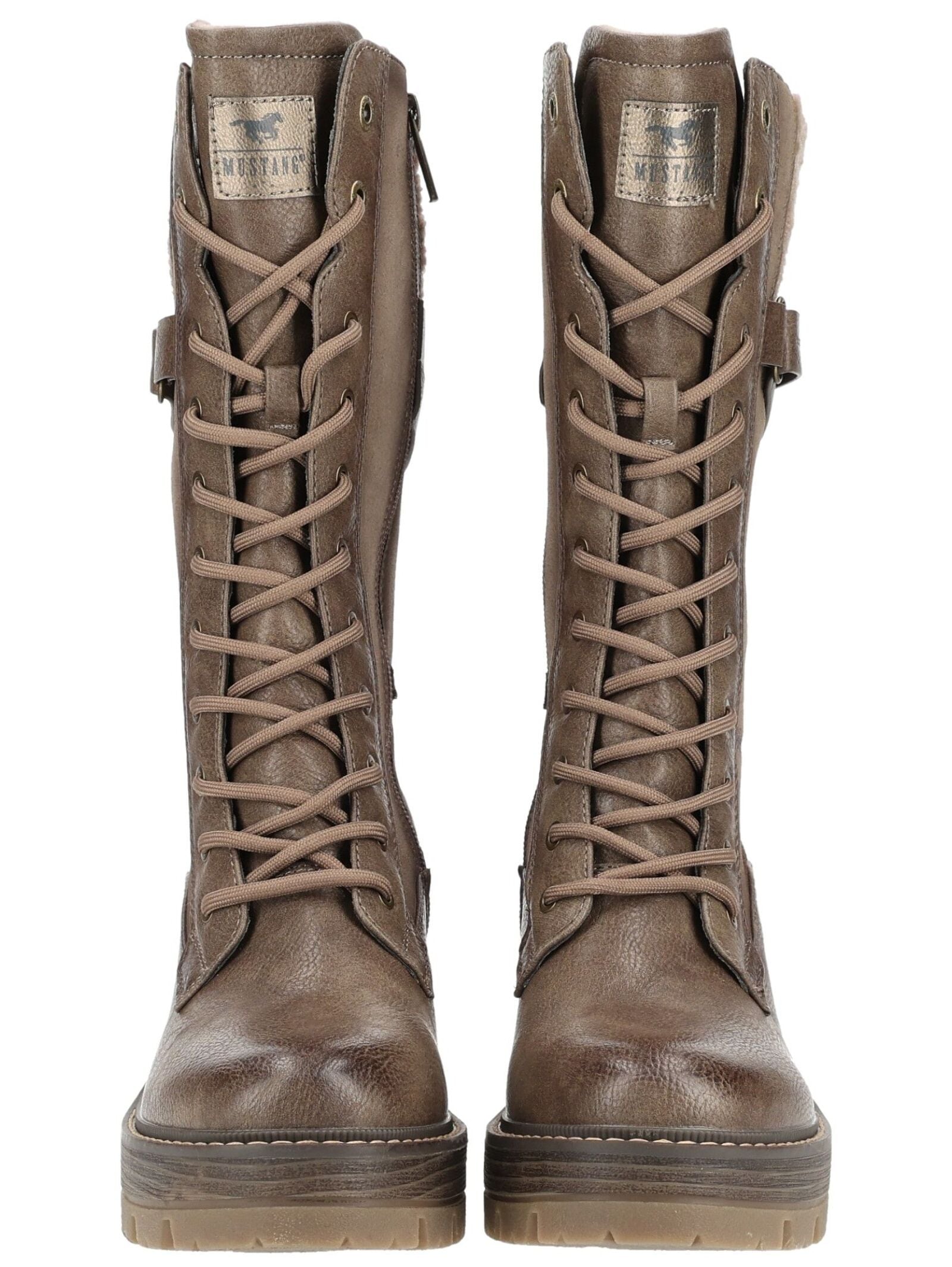 Mustang Shoes Schnürstiefel »Mustang Shoes Stiefel Lederimitat/Textil«