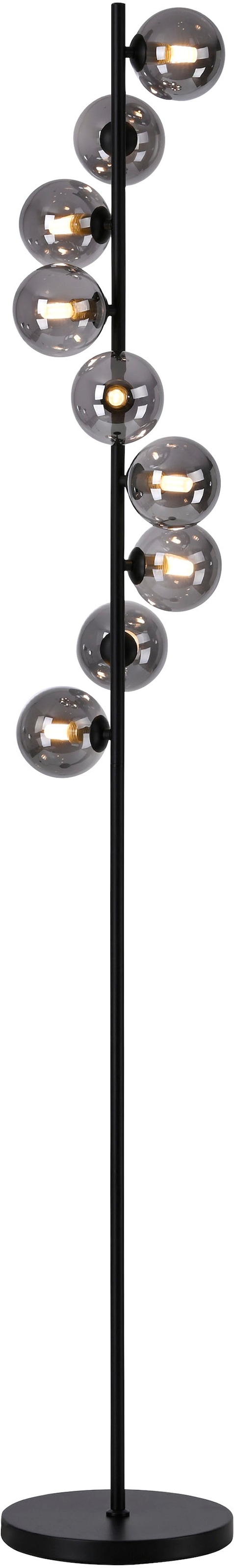 SCHÖNER WOHNEN-Kollektion LED Stehlampe »DUBAI« G9 1 Stk. Warmweiß SCHÖNER WOHNEN Kollektion, Fußschalter