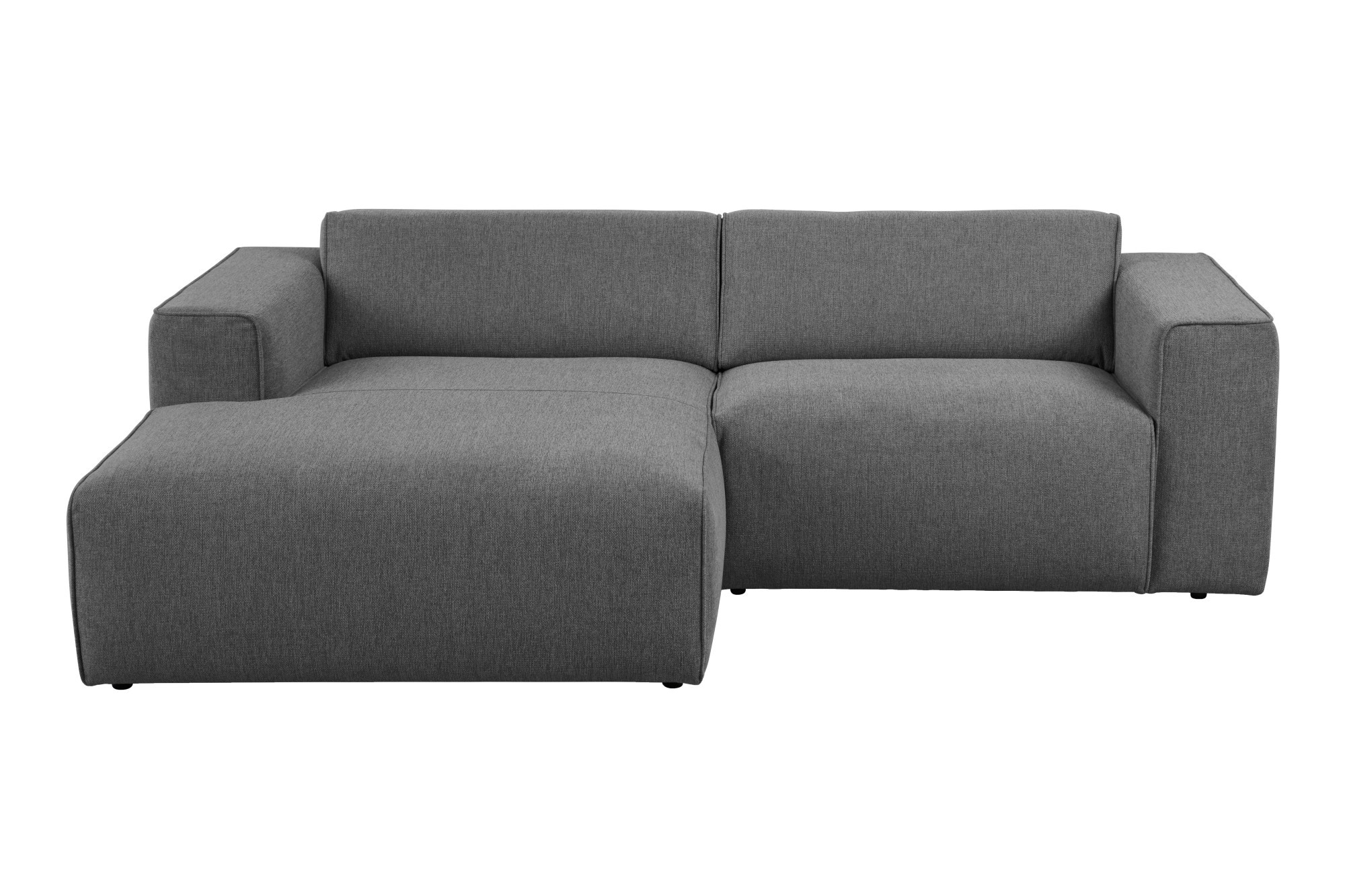 andas Ecksofa »Noord«, mit Kedernaht, Breite 234 cm, Cord, Struktur, Webstoff