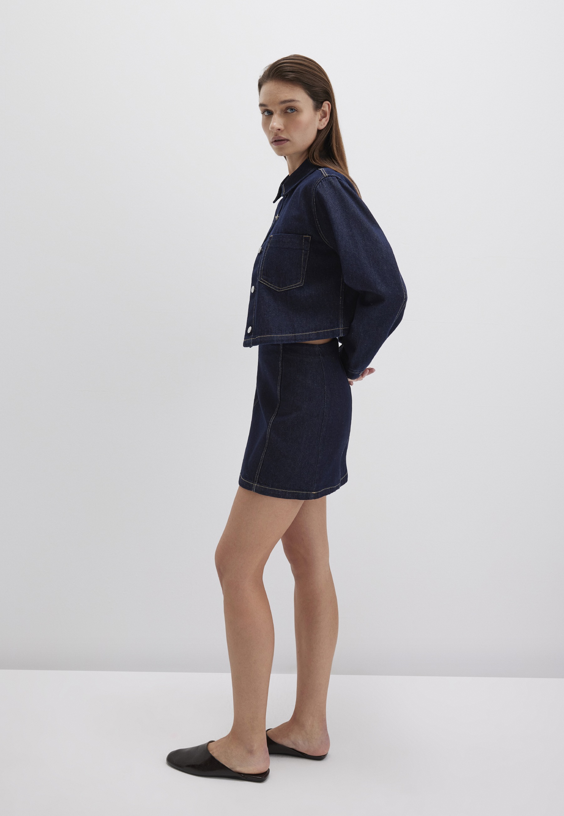 Mavi Jeansbluse »LONG SLEEVE SHIRT«, Overshirt Denim