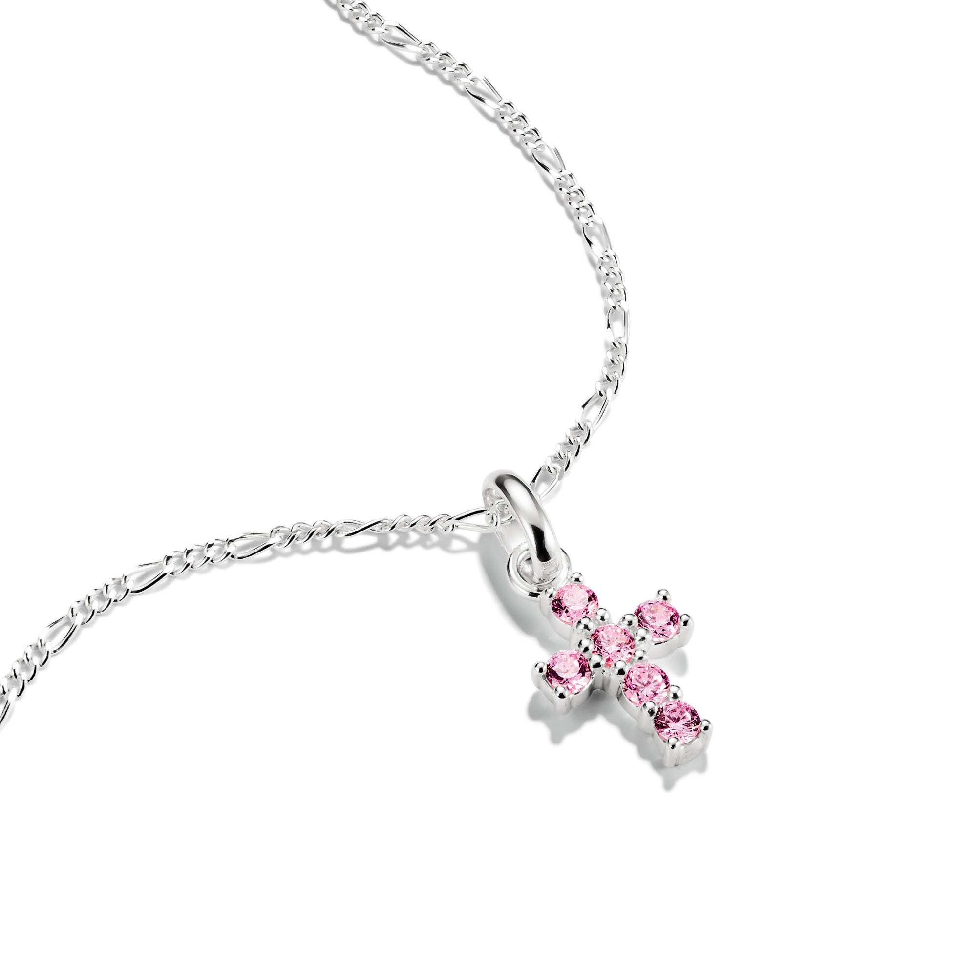 THOMAS SABO Charm Kreuz »Charm Kreuz - Connect, CC1206-051-14, CC1206-051-9«, mit Zirkonia (synth.)