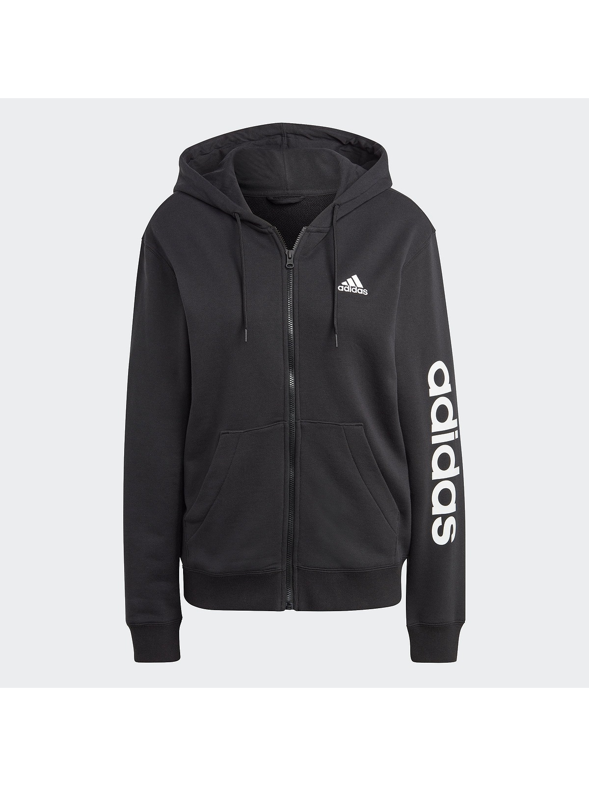 adidas Sportswear Kapuzensweatjacke "Große Größen", Kapuze mit weitenregulierbarem Kordelzug