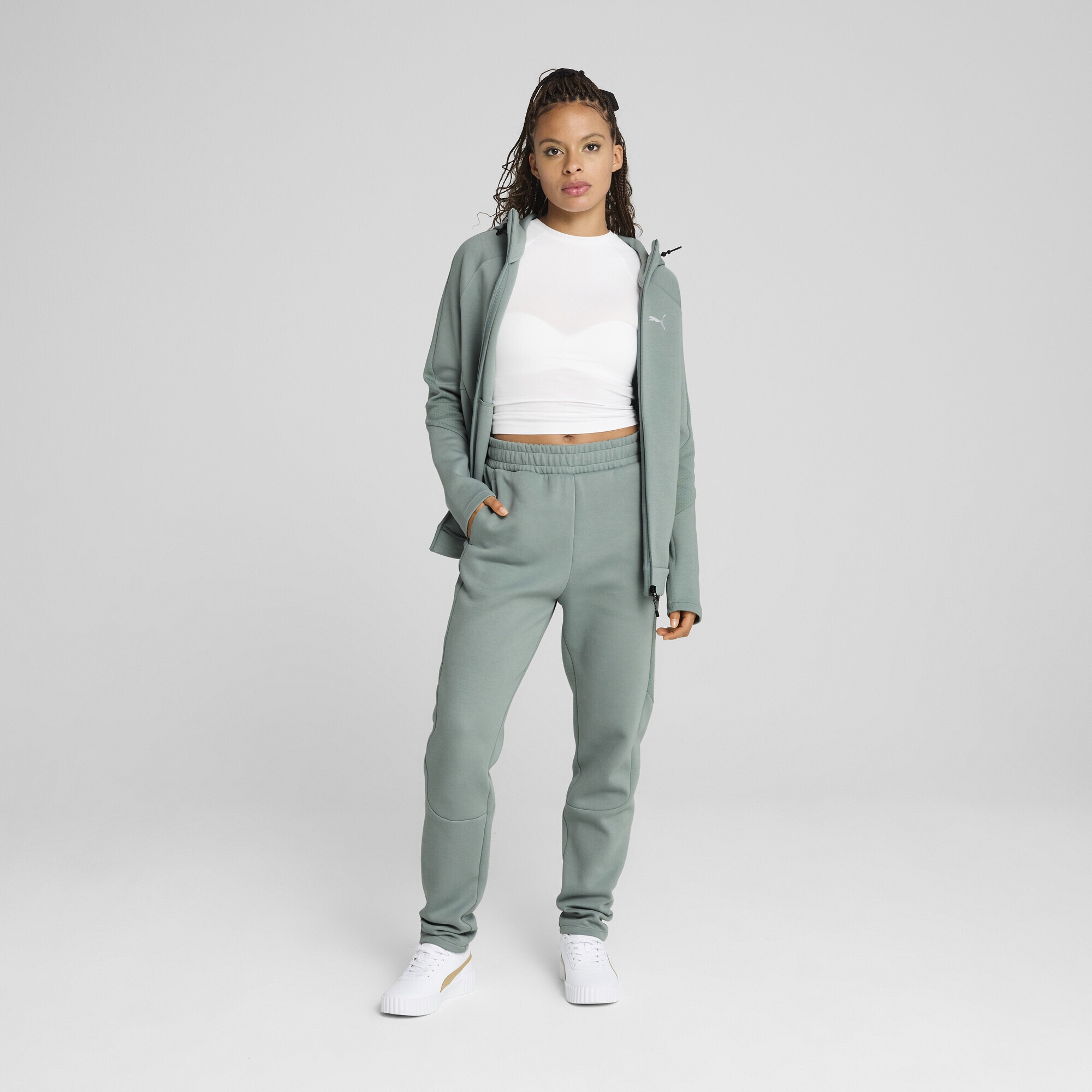 PUMA Sporthose "EVOSTRIPE Jogginghose Damen" günstig online kaufen