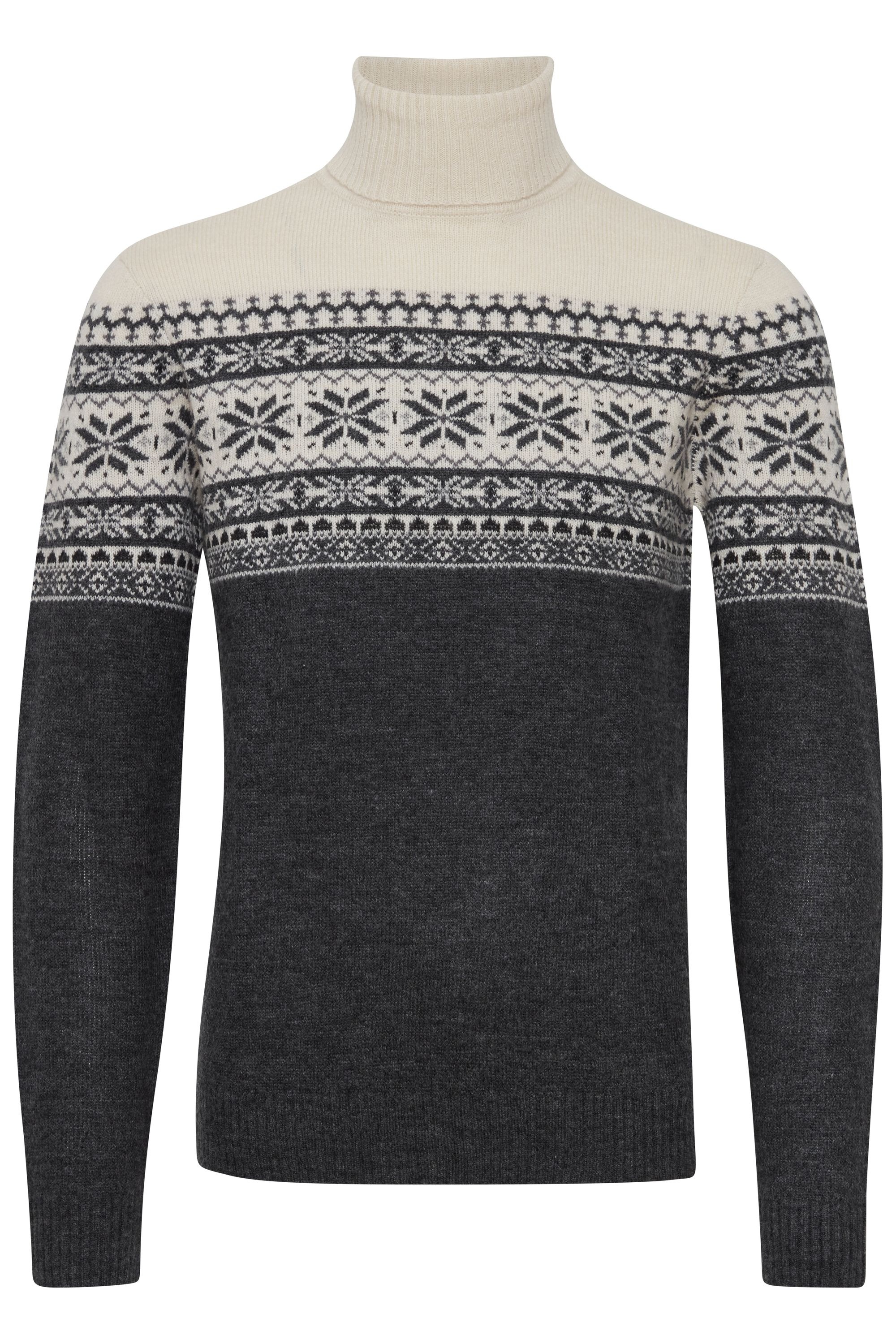 Blend Norwegerpullover "BHTjesse" Grobstrick Pullover mit Rollkragen günstig online kaufen