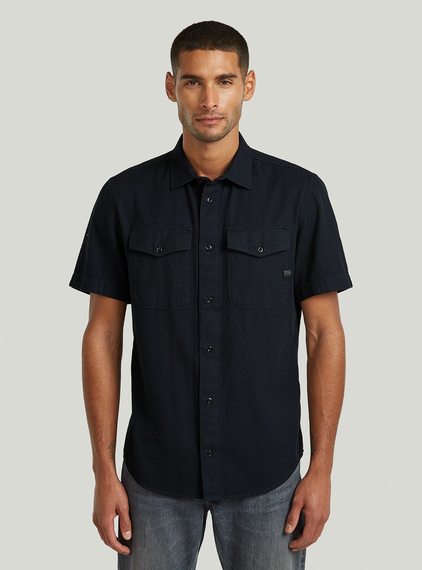 G-STAR Langarmshirt "Marine Slim Hemd"