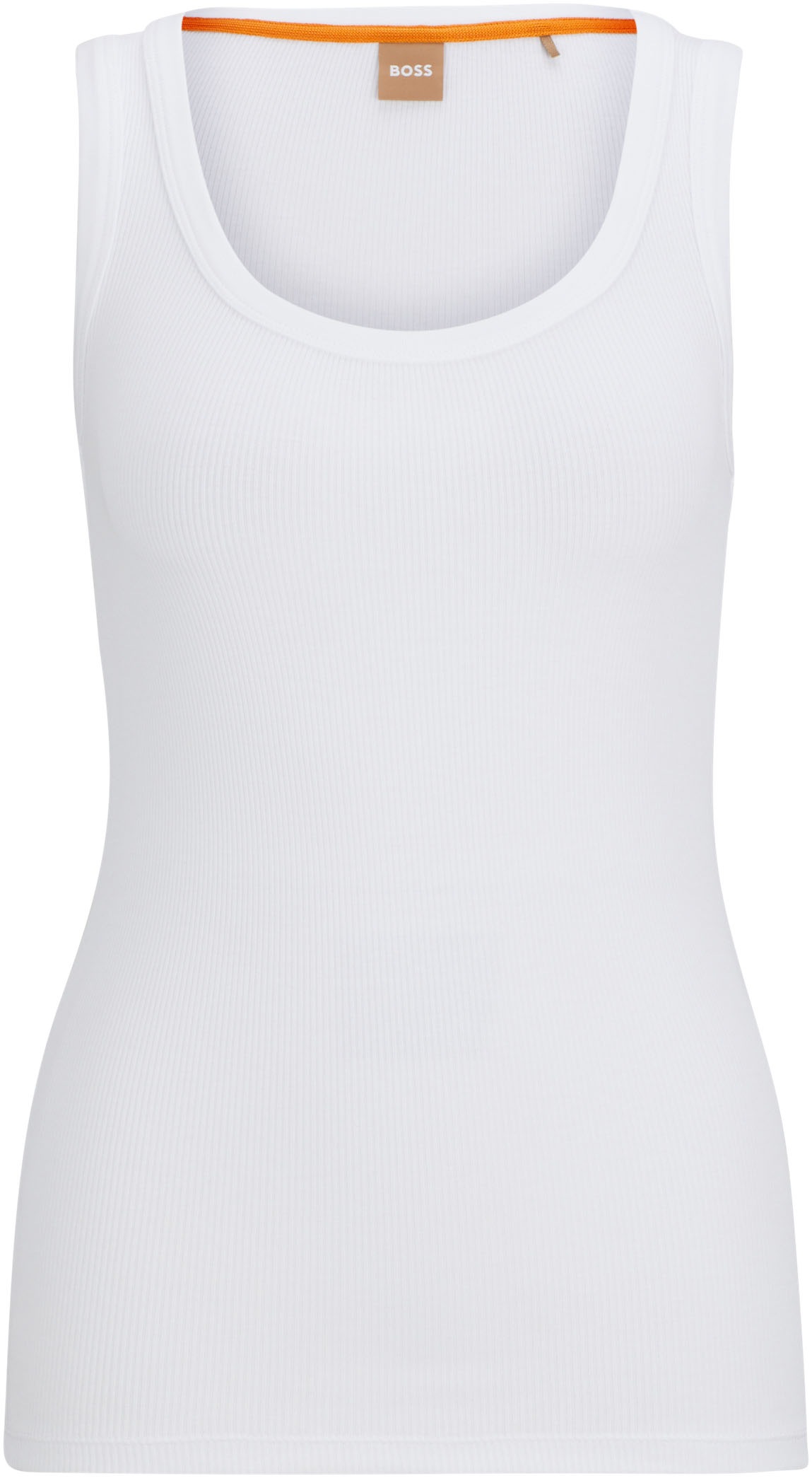BOSS ORANGE Longtop »Ematite Premium Damenmode«, mit Rundhalsausschnitt