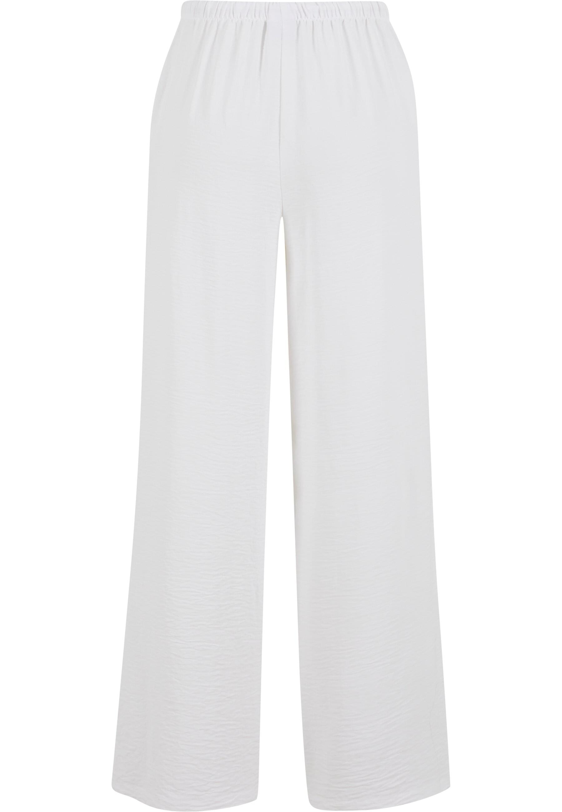 URBAN CLASSICS Stoffhose "Urban Classics Ladies Structured Wideleg Pants" günstig online kaufen