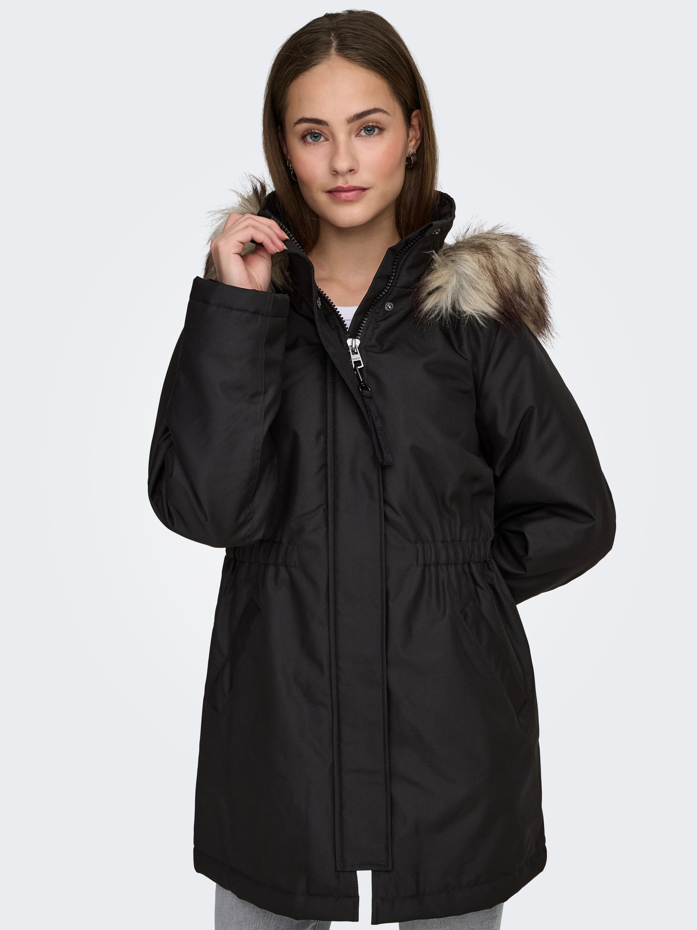 ONLY Parka "ONLMATHILDA WINTER FUR PARKA OTW" mit Kapuze günstig online kaufen