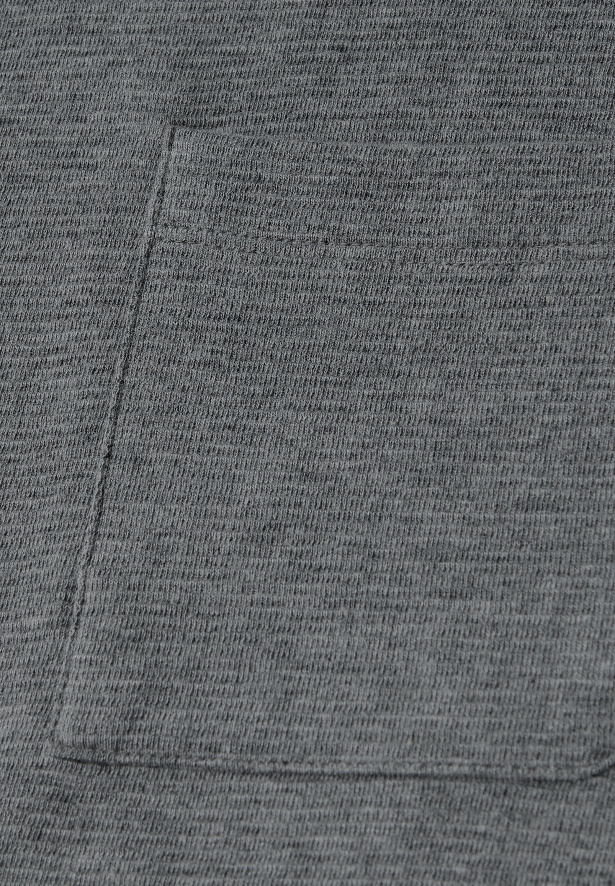 STREET ONE MEN Langarmshirt, aus reiner Baumwolle