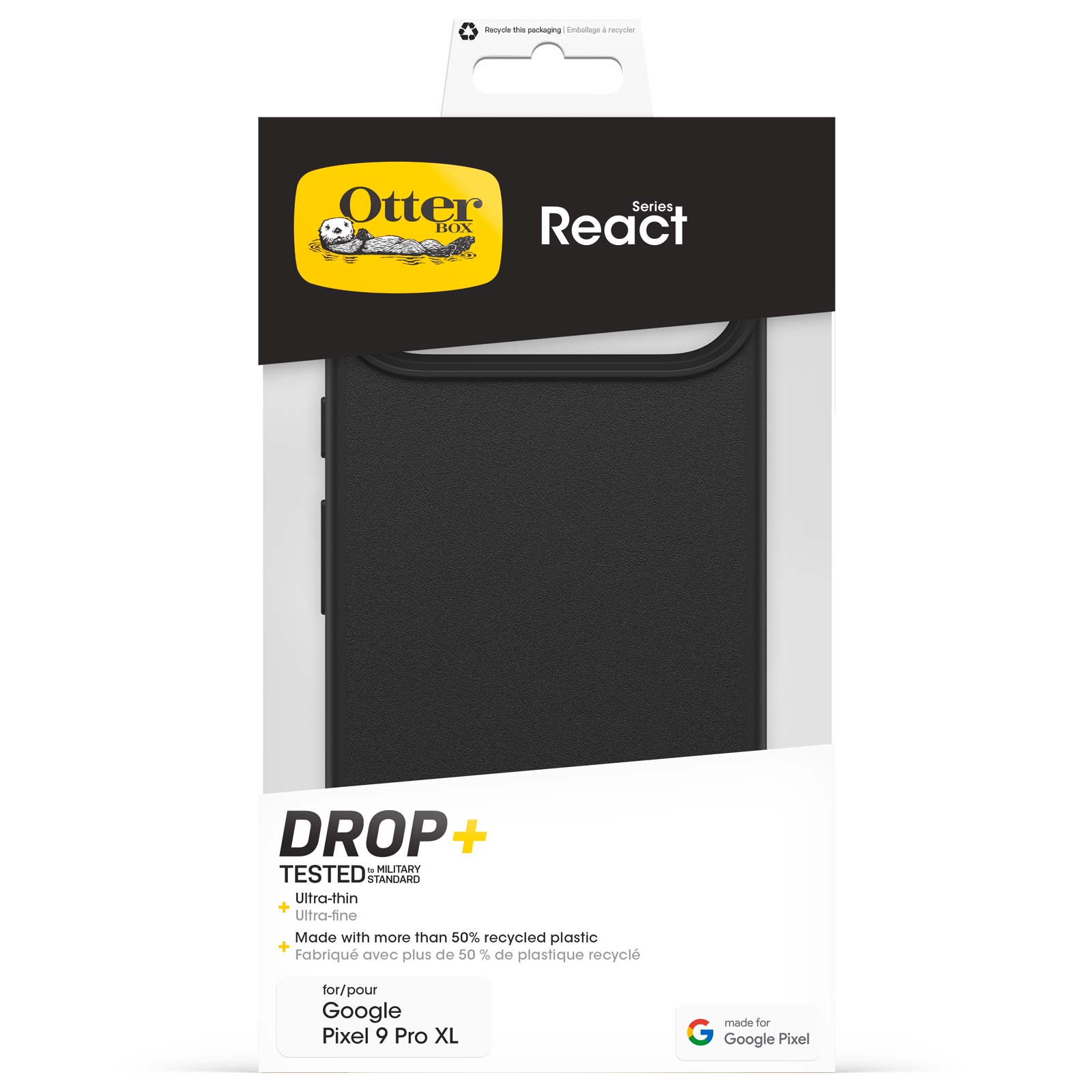 Otterbox Handyhülle »React für Google Pixel 9 Pro XL«, Backcover, Schutzhülle, Handyschutzhülle, Case, Schutzcase, stoßfest