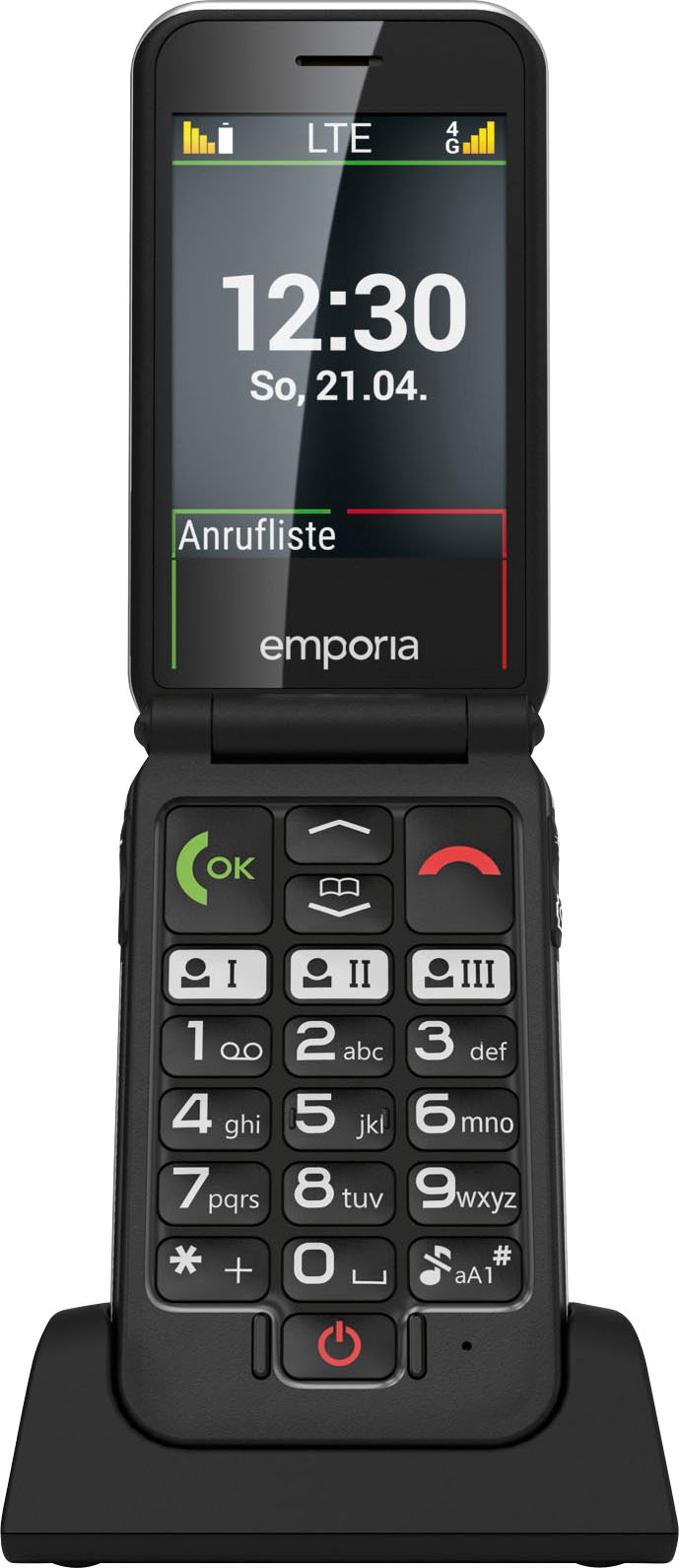 Emporia Smartphone »JOY-LTE«, schwarz