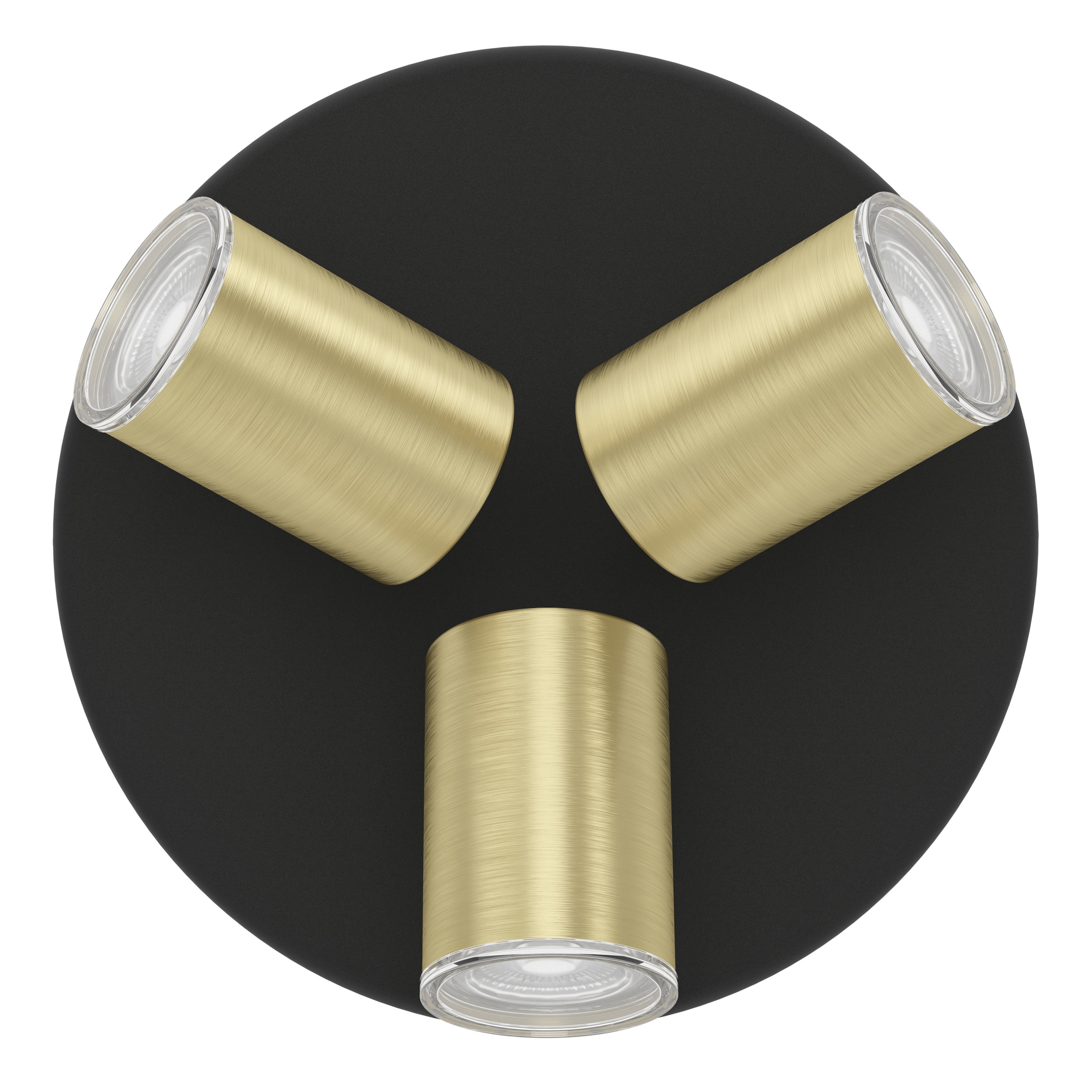 EGLO Deckenspot »CONSUMA 1 Spotlampe - Stahl - GU10 - 3X5W - IP44« GU10 1 Stk. Wandleuchte, Wandspot, schwenkbar, Strahler, H13 x Ø25 cm