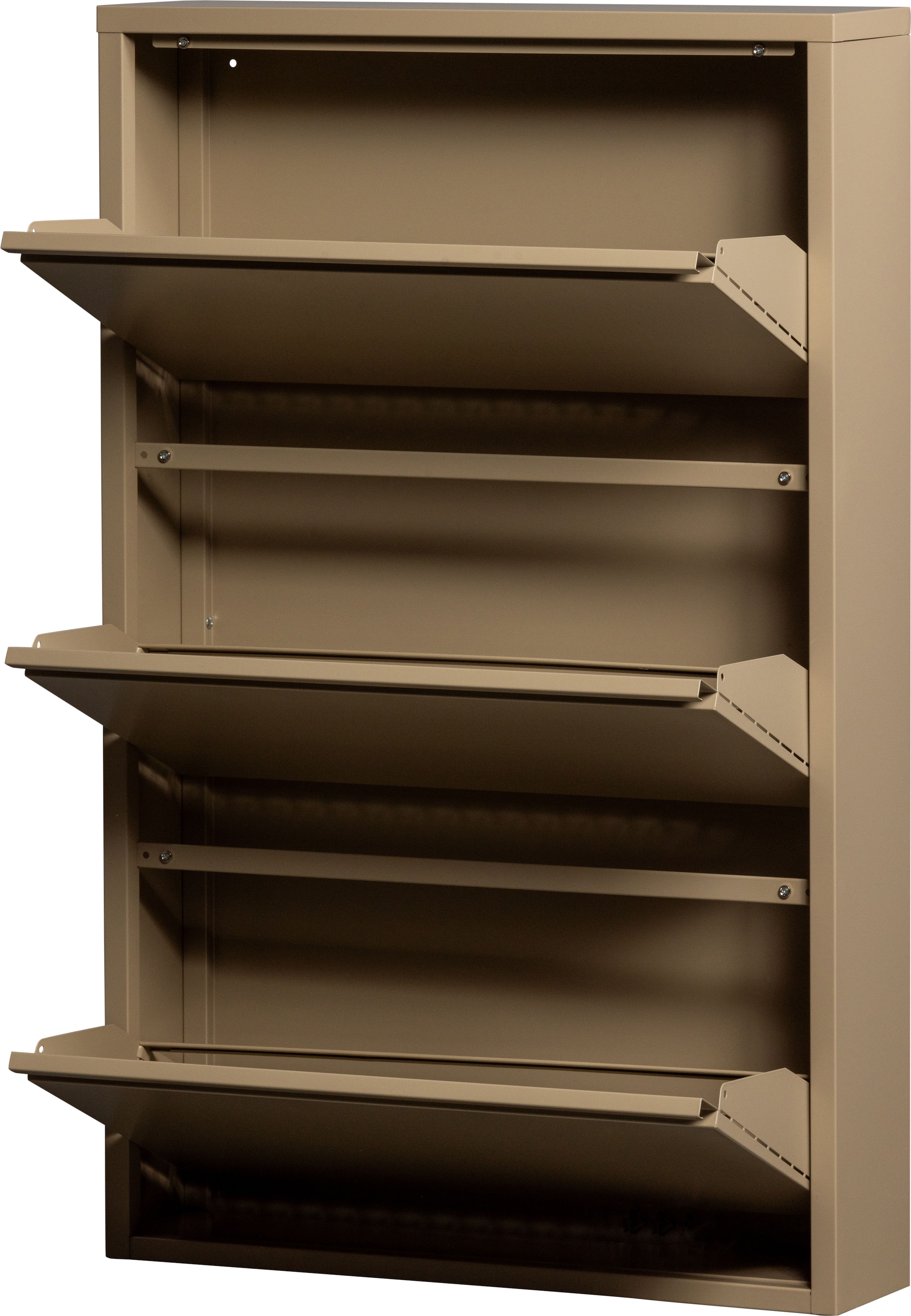 WOOOD Schuhschrank »Sandburg«, mit drei Fächern, Breite 66 cm