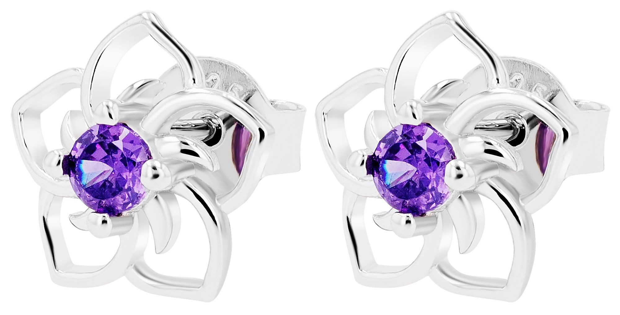 Adelia´s Paar Ohrhänger »Damen Ohrringe – Ohrstecker aus 925 Silber mit Zirkonia« Perfekt als Geschenk für besondere Menschen