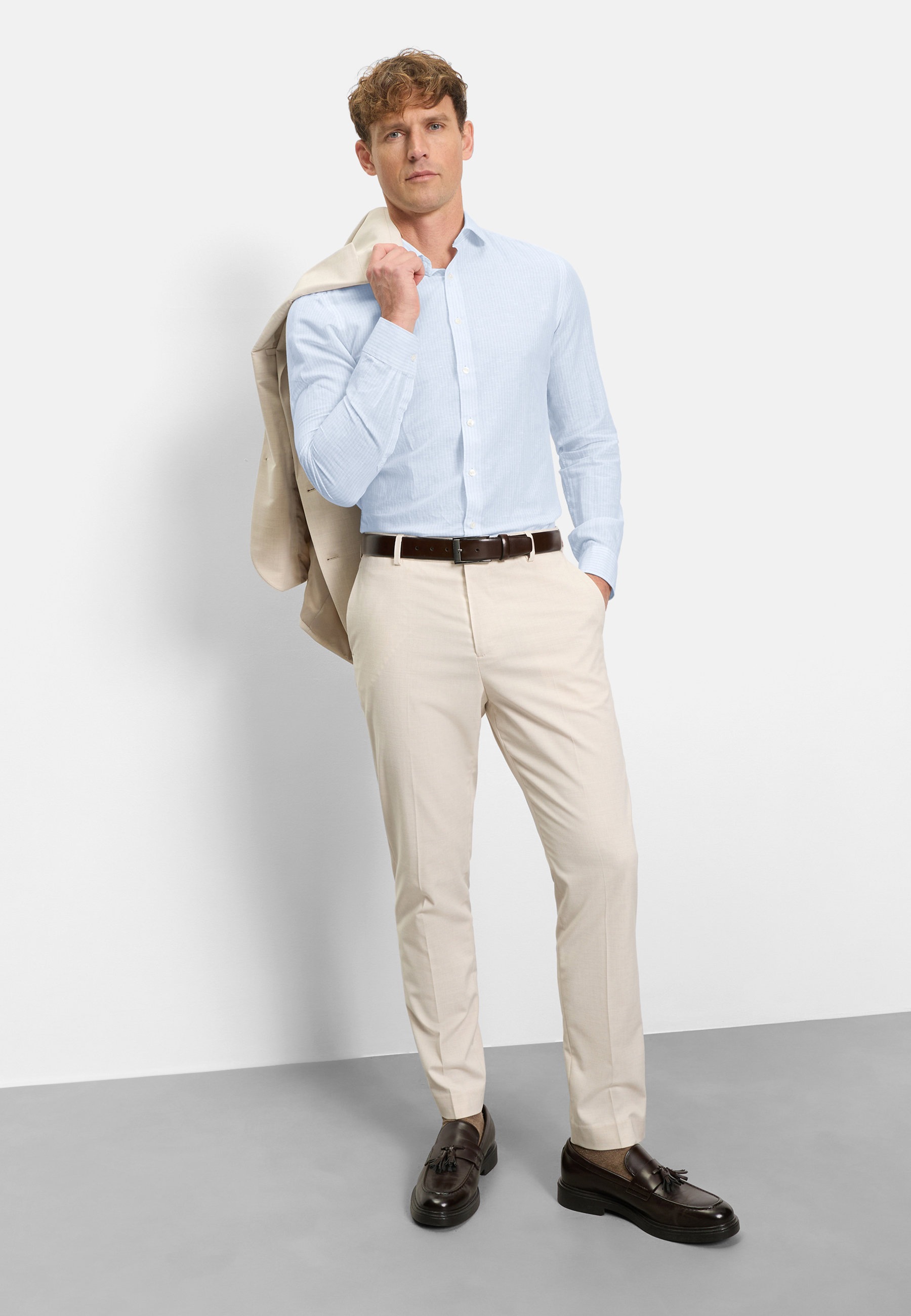 Thumbnail - OLYMP Businesshemd "OLYMP Level Five garment washed, body fit, Kent"