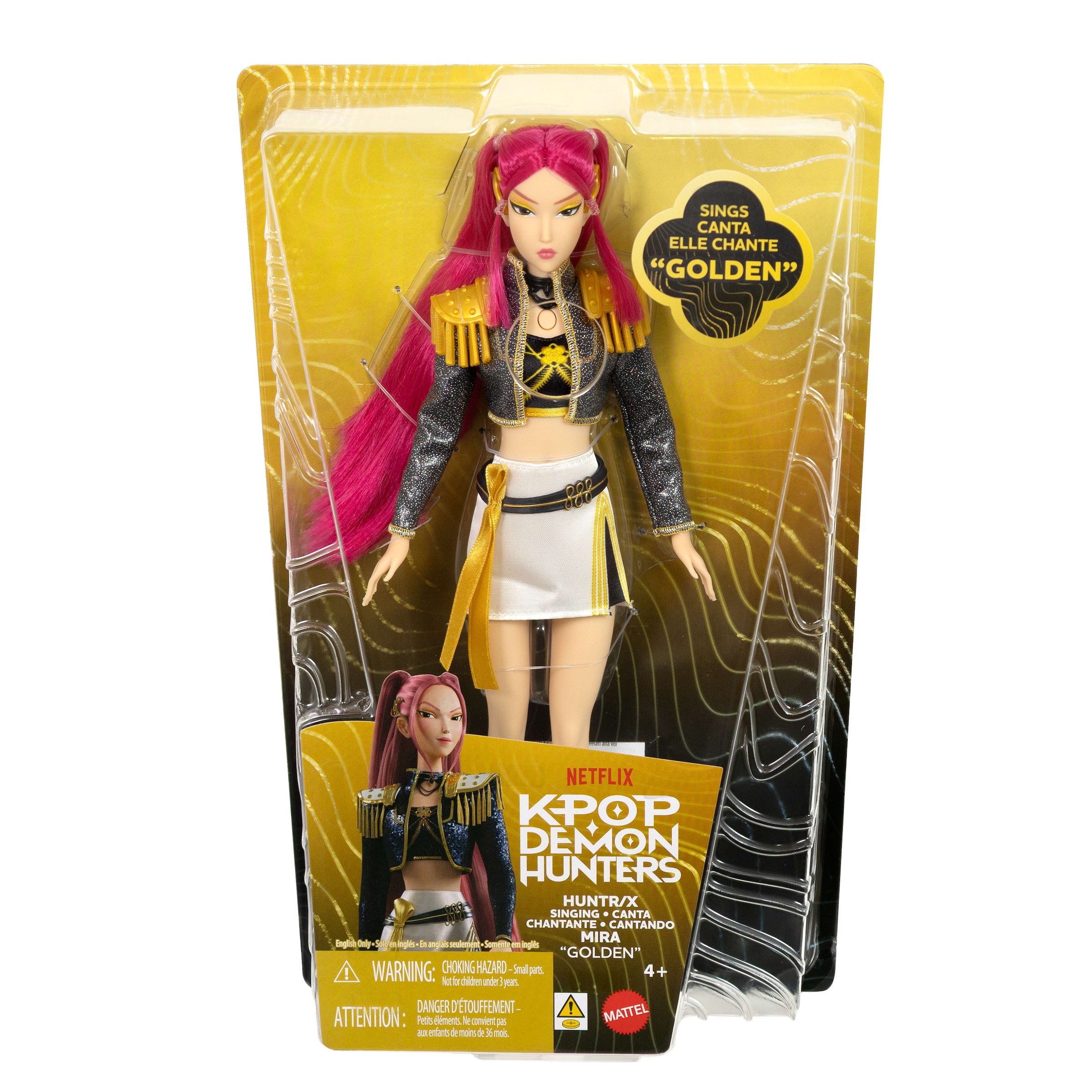 Mattel® Anziehpuppe »KPop Demon Hunters HUNTR/X Mira« singt den Song  „Golden“