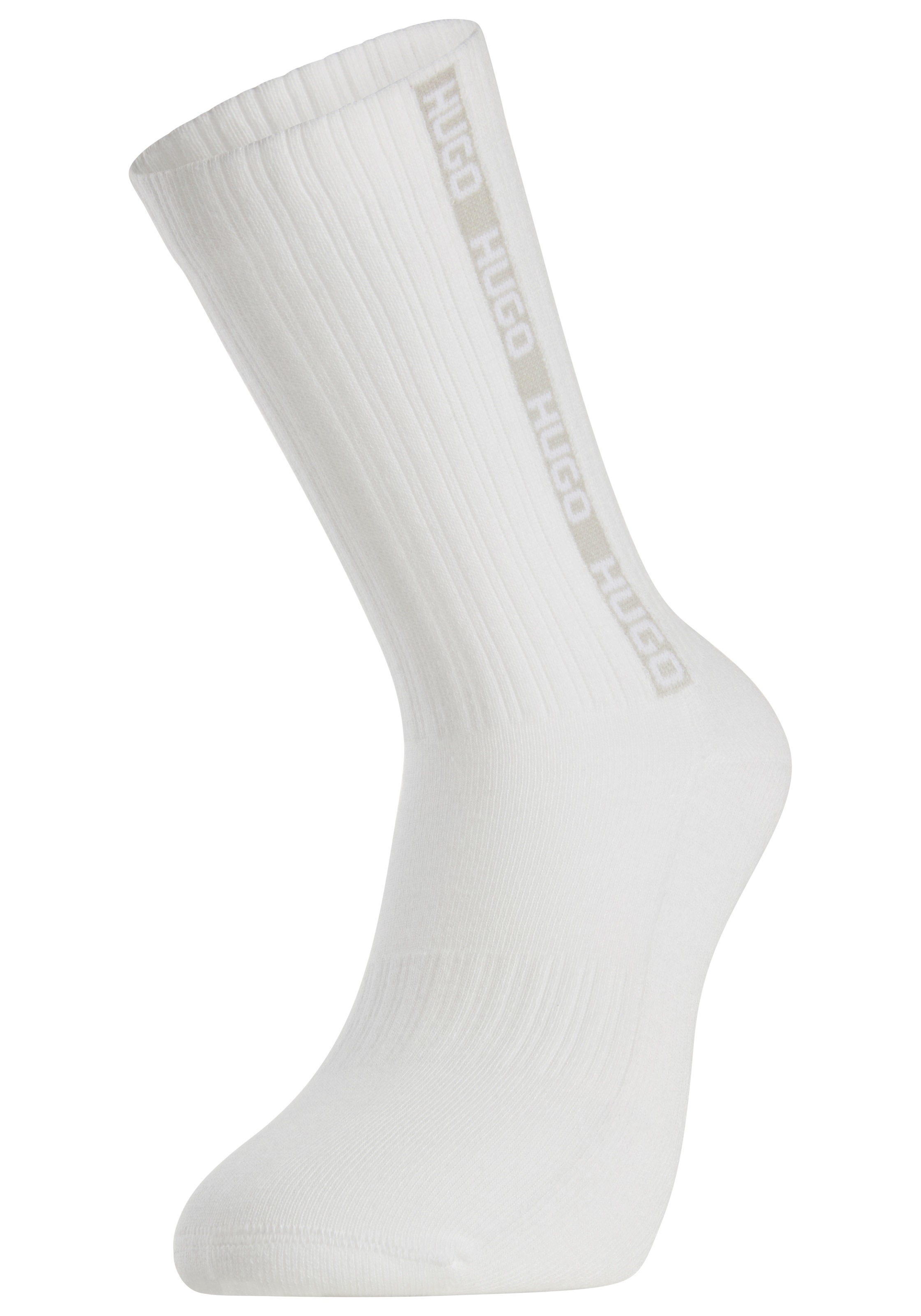 HUGO Underwear Basicsocken "3P QS RIB TAPE MD", mit Rippdetails günstig online kaufen