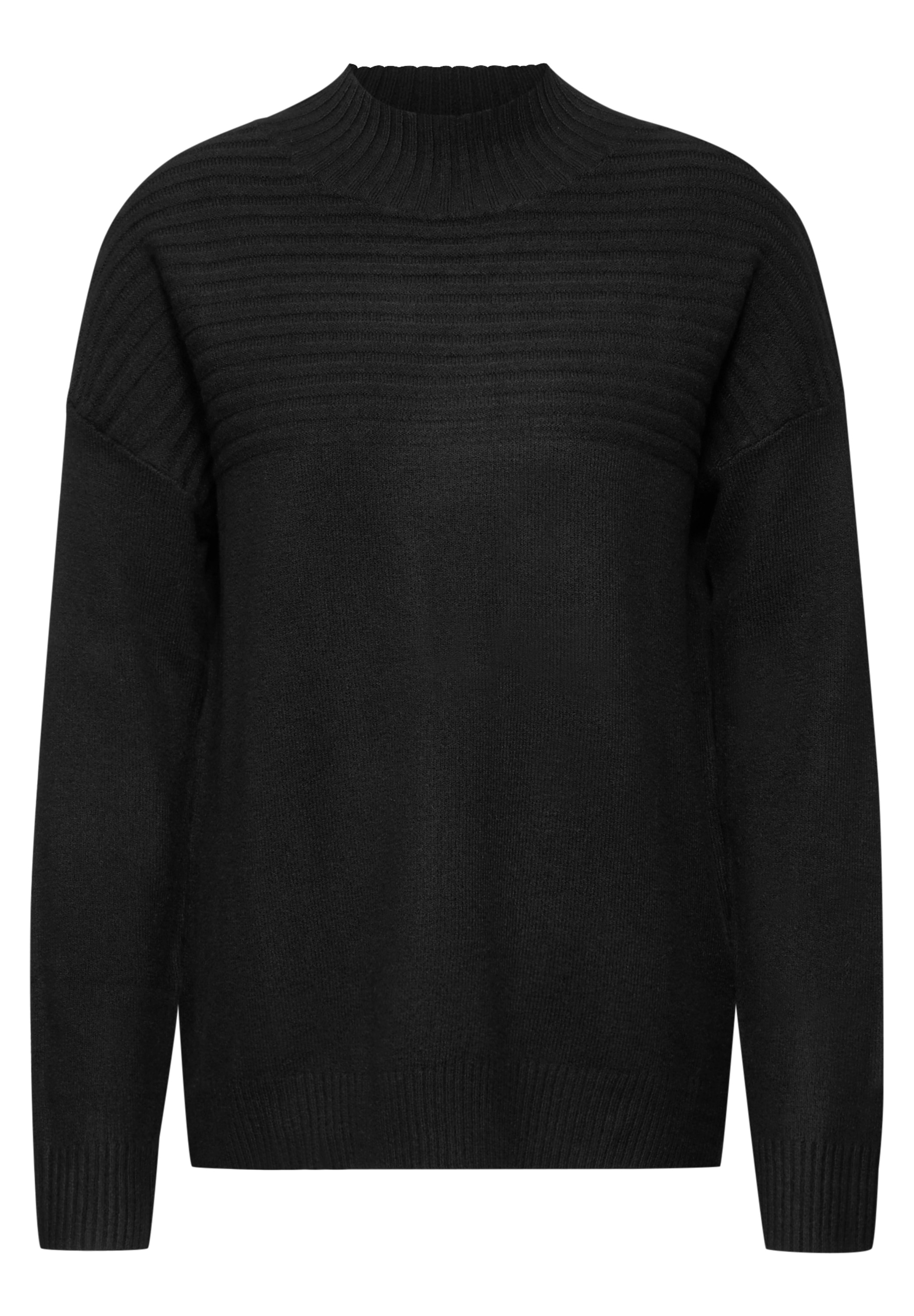 Cecil Stehkragenpullover, mit Elasthan-Anteil