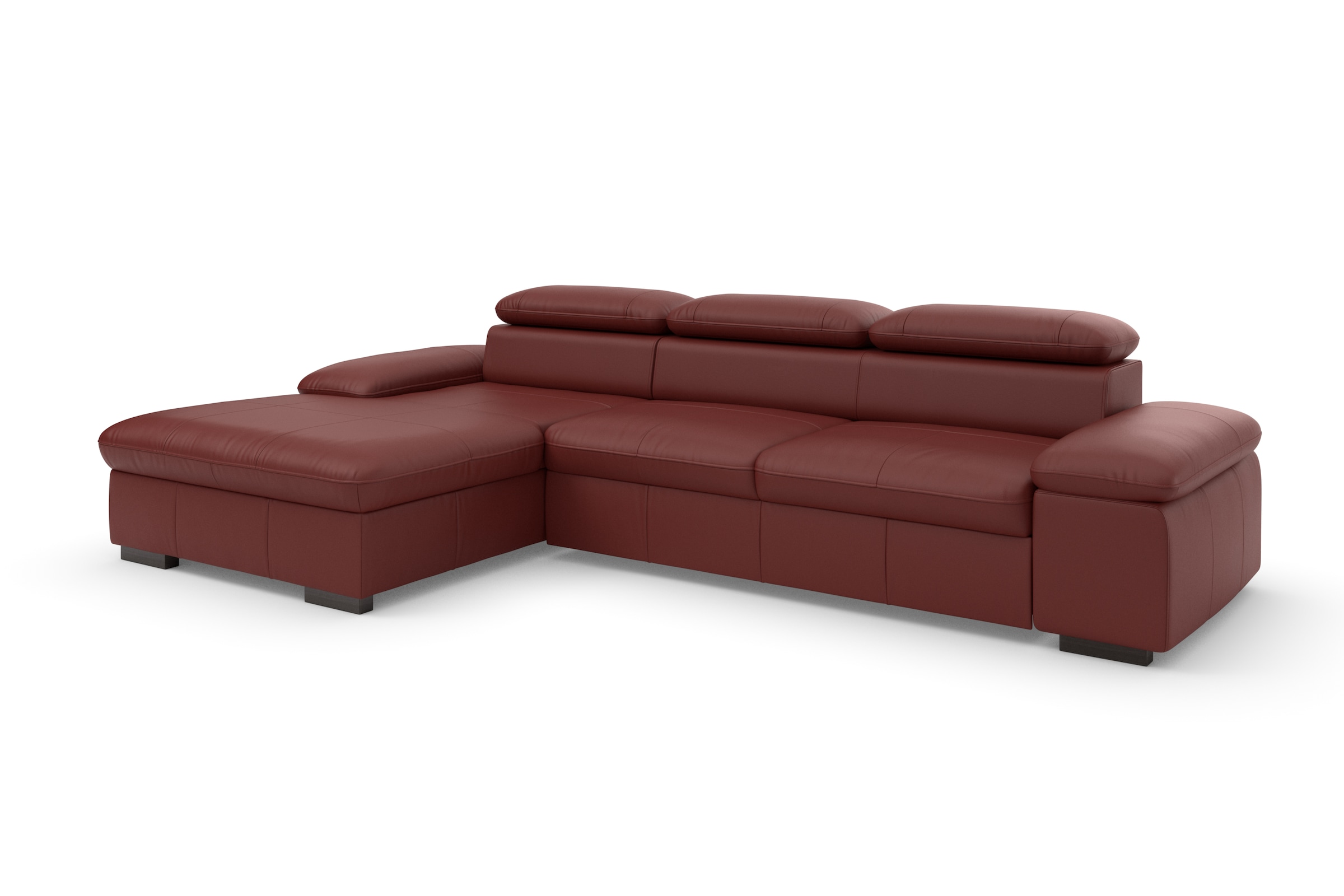 Home affaire Ecksofa »Alberto L-Form«, mit Kopfteilverstellung, wahlweise mit Bettfunktion