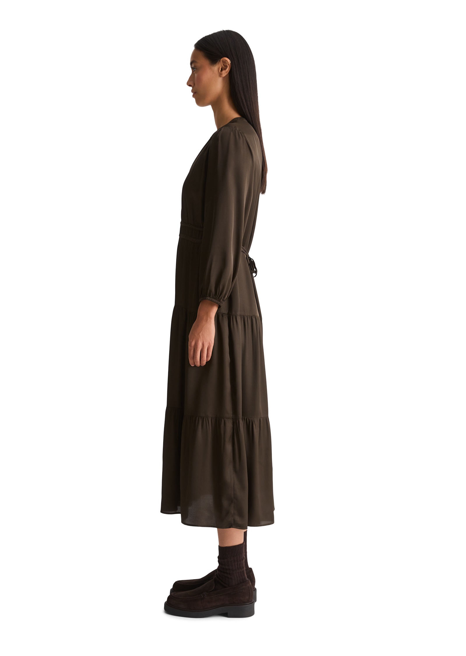 Marc O'Polo Midikleid »aus fließendem Viskose-Satin«