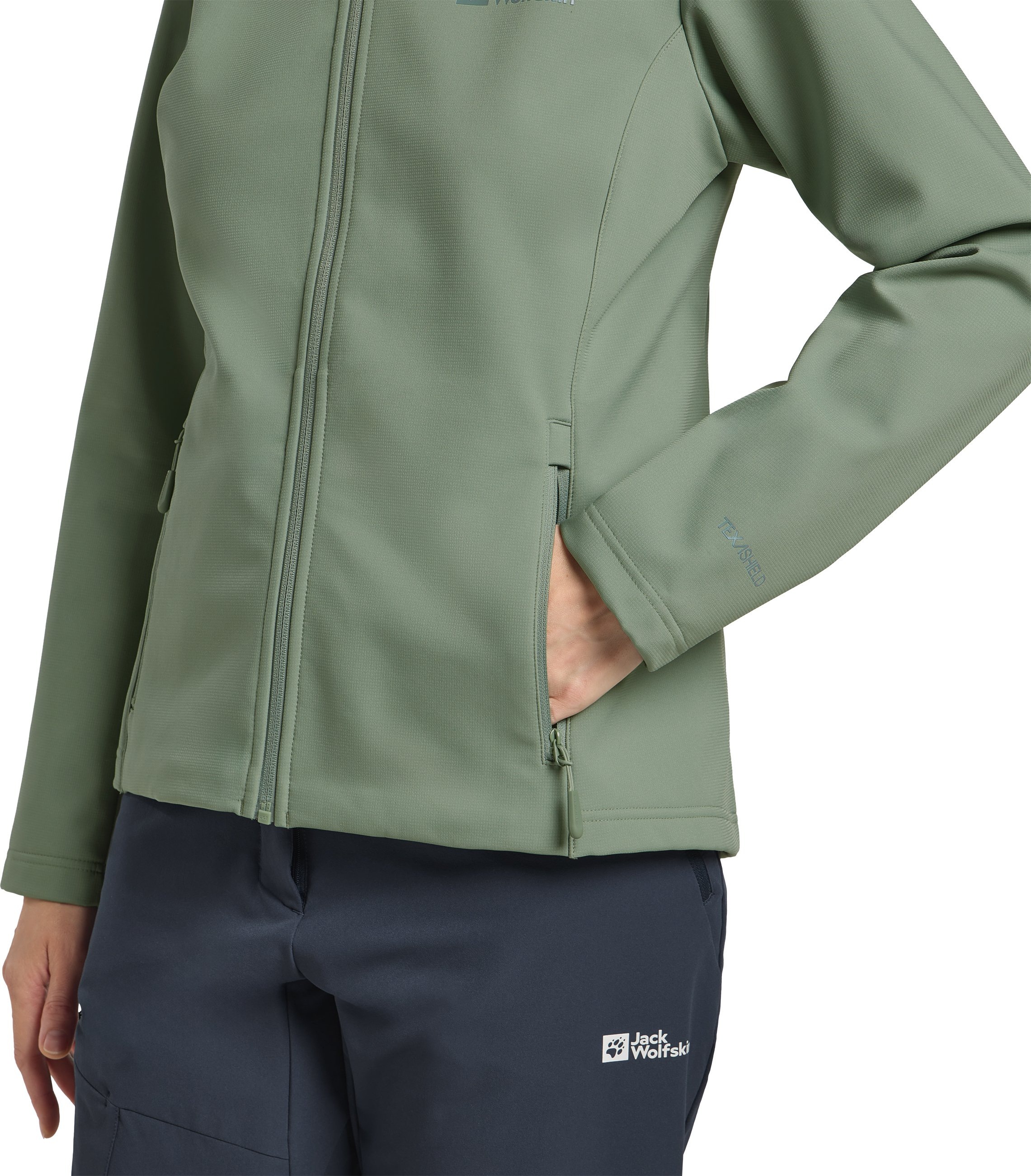 Jack Wolfskin Funktionsjacke »BORNBERG HOODY W«, mit Kapuze