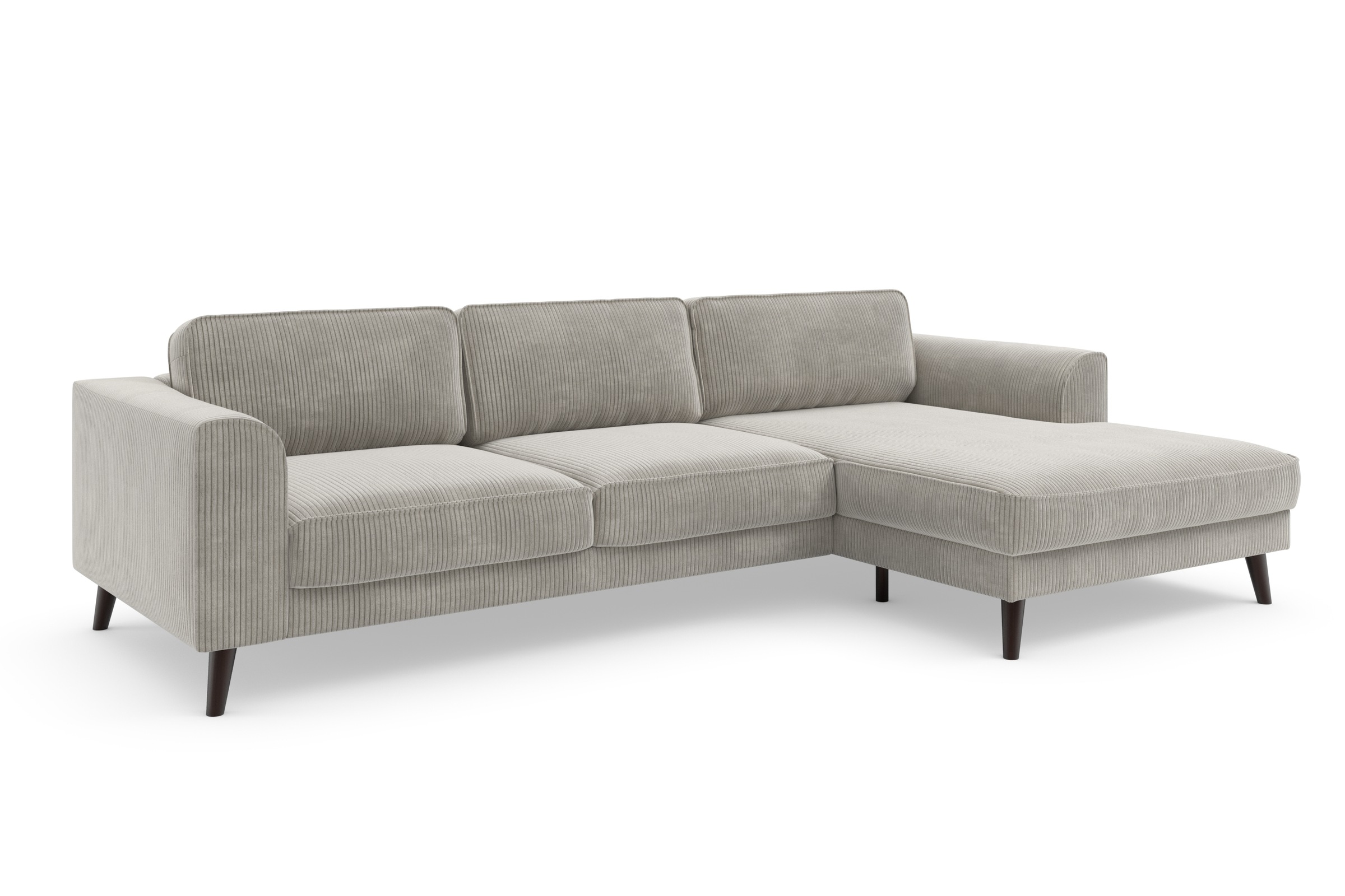 TRENDMANUFAKTUR Ecksofa »Lumber Jack, elegantes Designsofa, zeitlos modern, hoher Sitzkomfort«, wahlweise mit Bettfunktion u. Bettkasten, L-Form