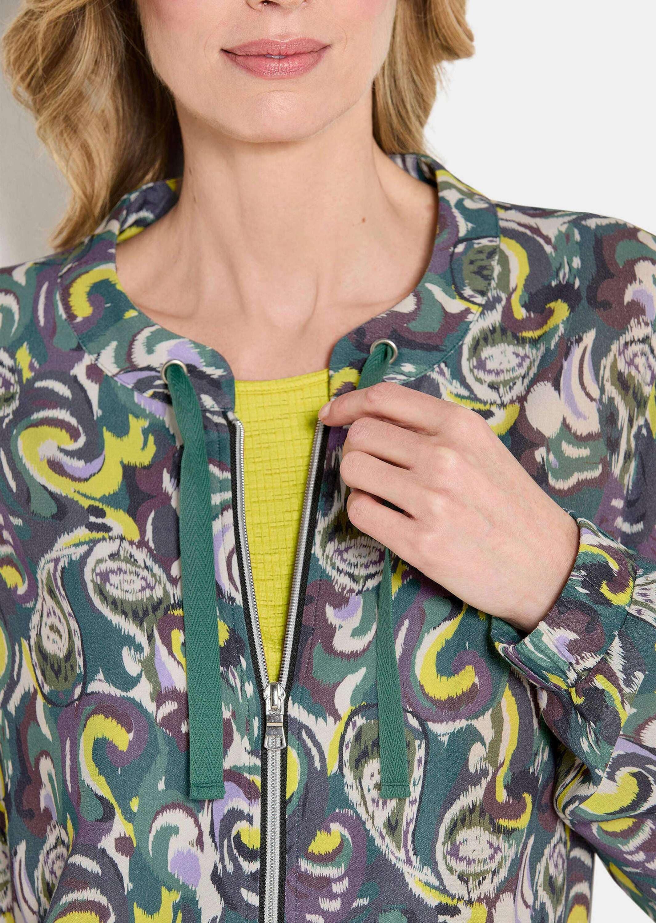 GOLDNER Blouson »Blouson aus reiner Viskose«