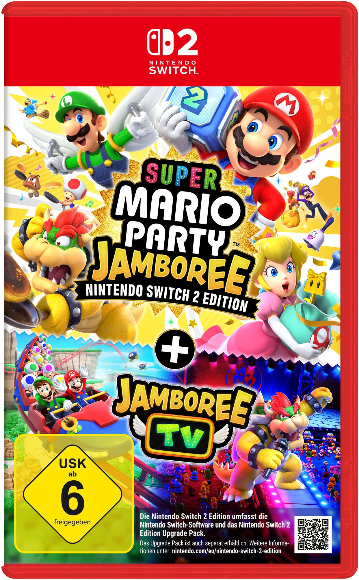 Nintendo Switch 2 Spielekonsole »Switch 2 (Mario Kart World Bundle) + Mario Party Jamboree + Kamera«