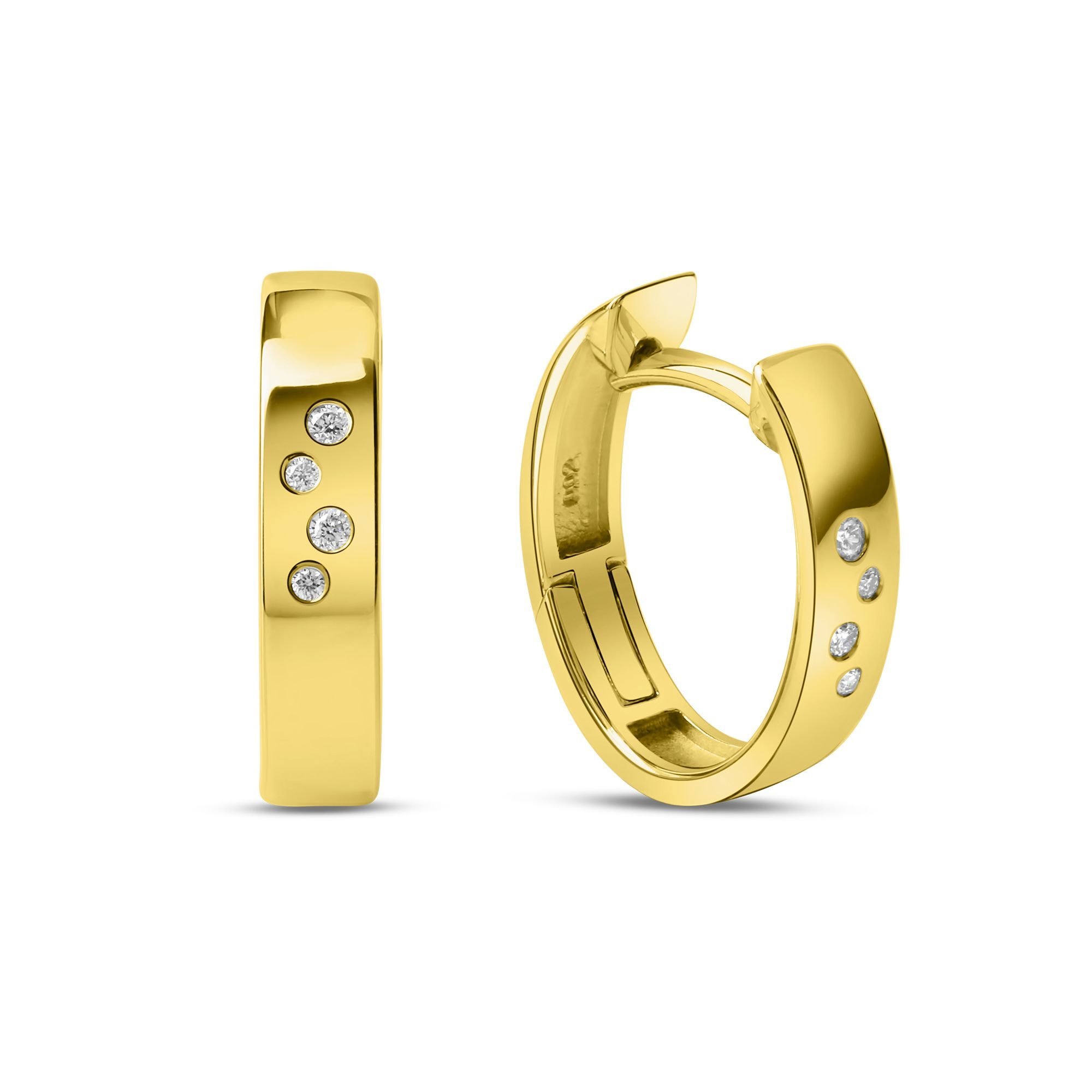 Orolino Paar Creolen »Gold 585 Brillanten 0,04ct.«