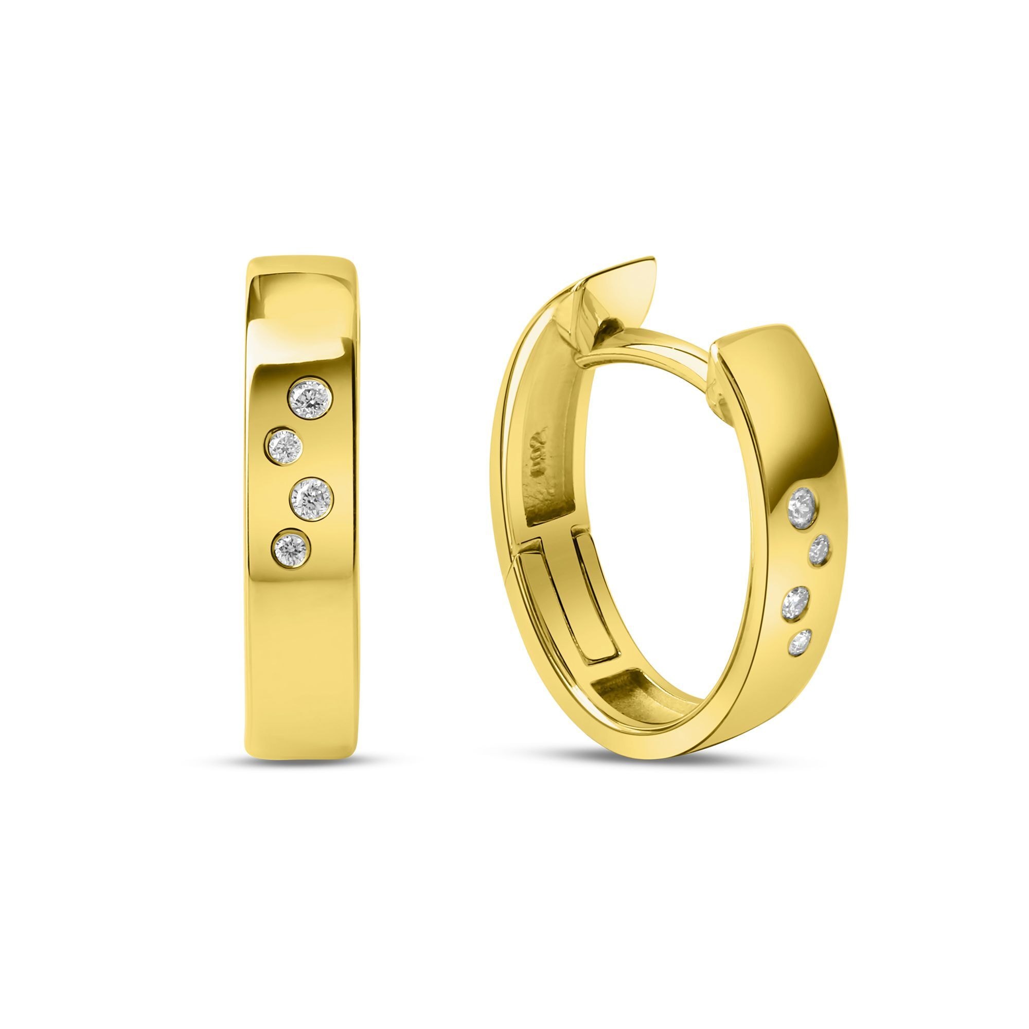 Orolino Paar Creolen »Gold 585 Brillanten 0,04ct.« für bestellen | BAUR