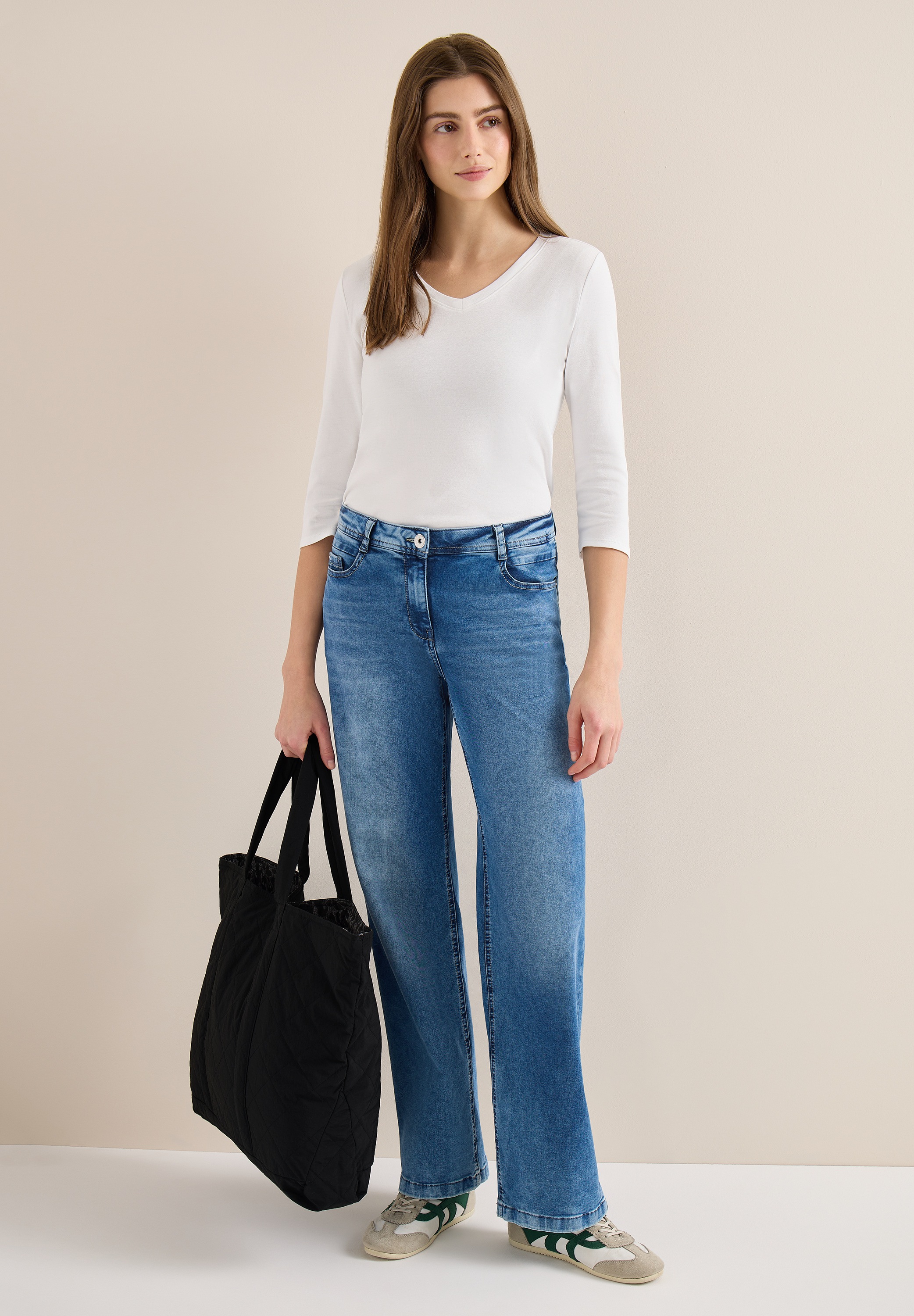 Cecil Shopper mit Karomuster