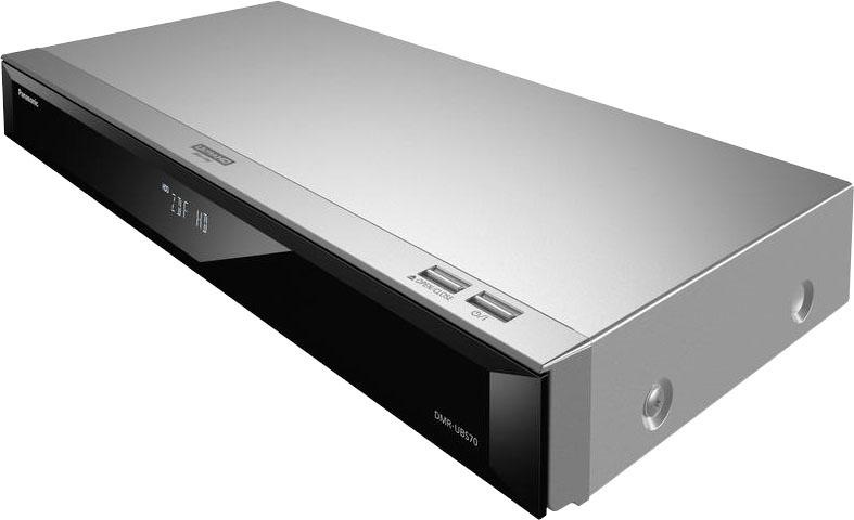 Panasonic Blu-ray-Rekorder »DMR-UBS70«, 4k Ultra HD, WLAN-LAN (Ethernet), 4K Upscaling, 500 GB Festplatte, für DVB-S, Satellitenempfang