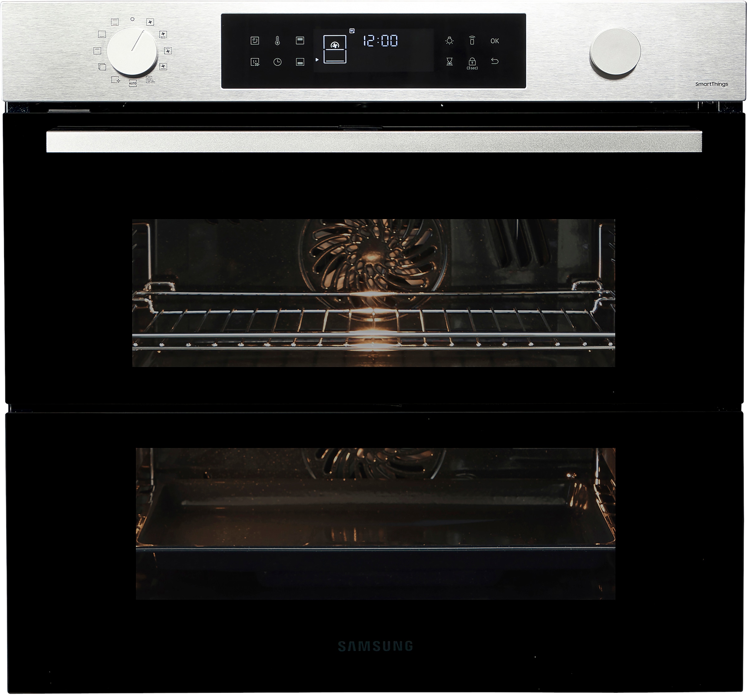 Samsung Einbaubackofen  »NV7B4550VAS/U1«, Pyrolyse-Selbstreinigung, Dual Cook Flex