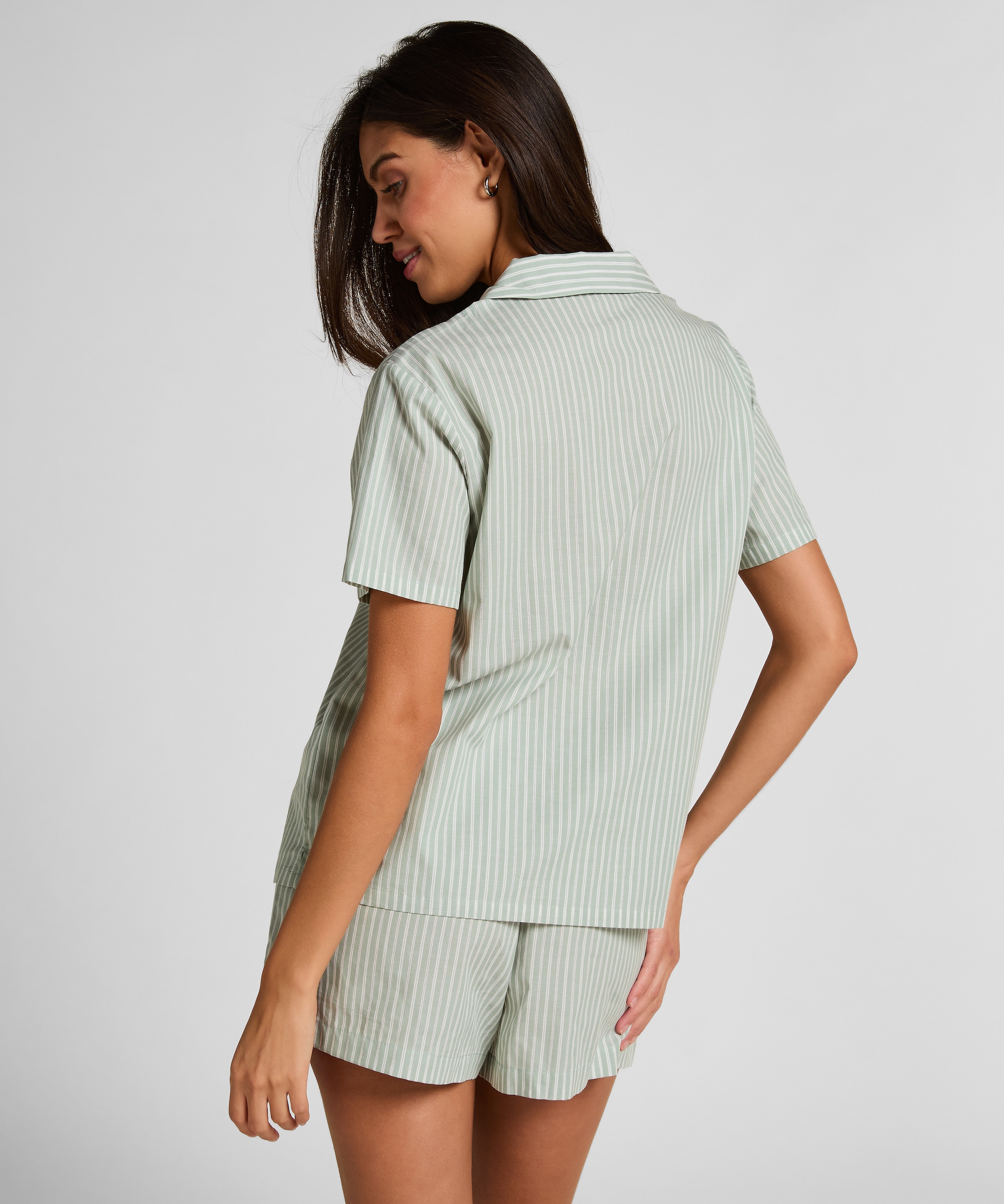 Hunkemöller Pyjama »Gewebte Shorts mit Streifen«