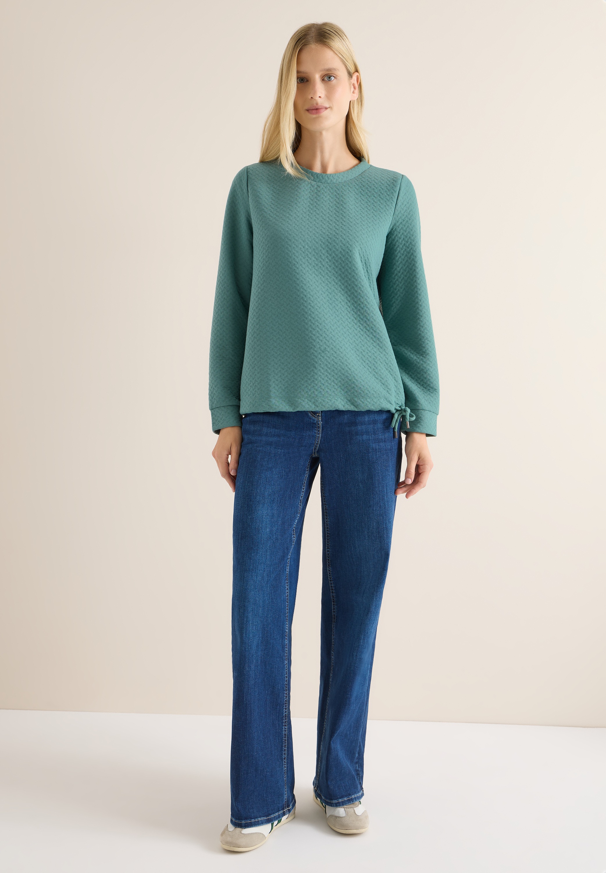 Cecil Sweatshirt, mit Tunnelzug am Saum