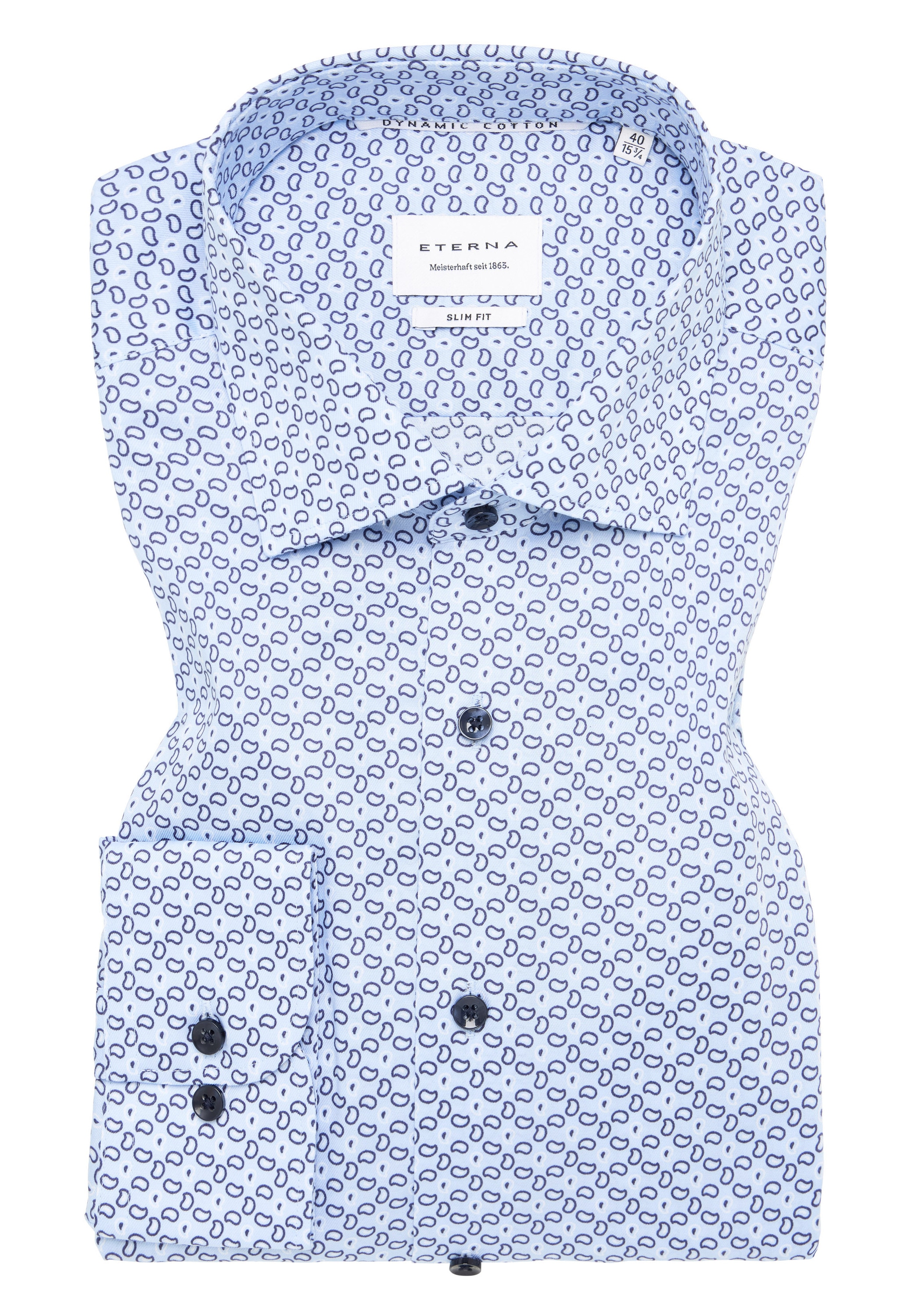 Eterna Langarmhemd »SLIM FIT«, NON IRON (bügelfrei)