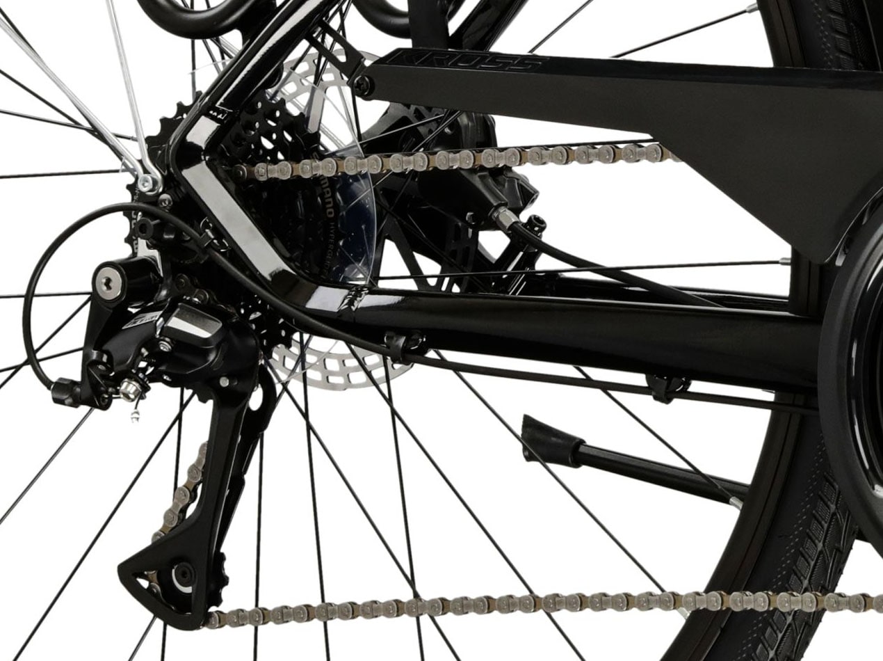 Kross Trekkingrad »Trekkingrad Trans 4.0 schwarz 21 Gänge«, 21 Gang, Shimano, ACERA M3020 Schaltwerk, Kettenschaltung