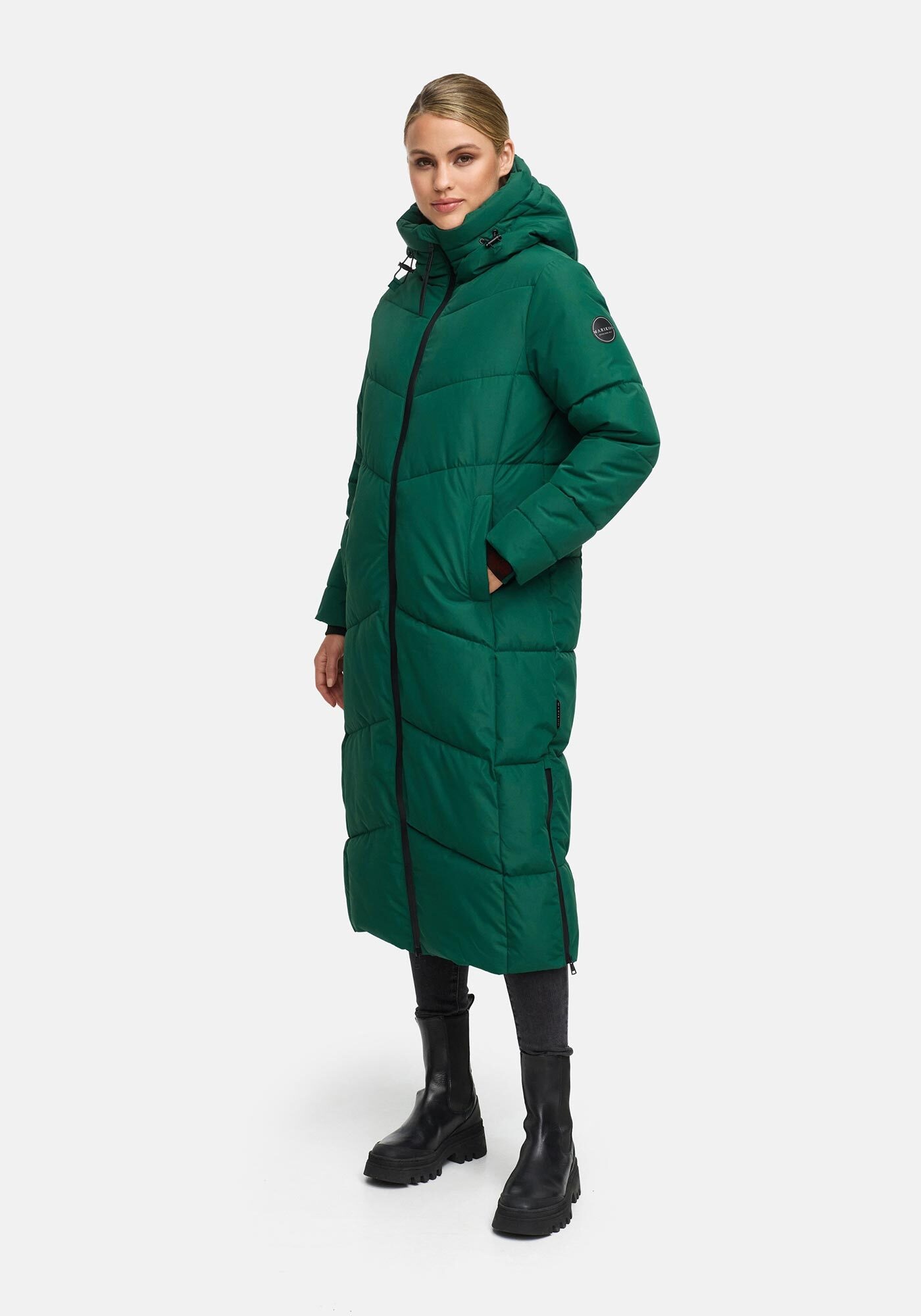 Thumbnail - Marikoo Winterjacke "Firella" extra lange Passform und seitliche Belüftungsöffnungen