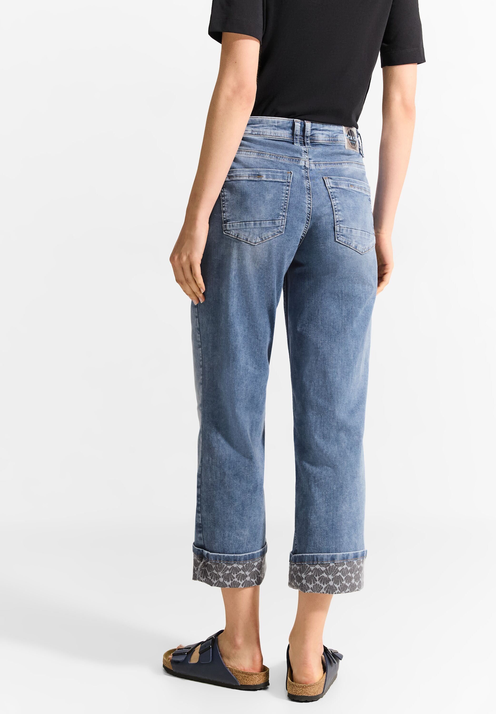 Cecil Loose-fit-Jeans, High Waist