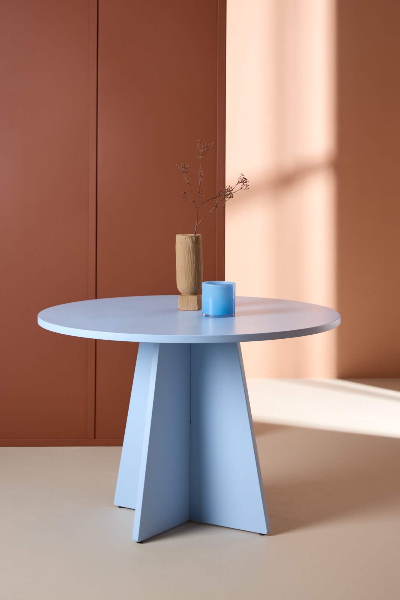 Venture Home Esstisch »Bootcut, runder Esstisch, charakterstark, Ø 110 cm« Esszimmertisch, MDF, einheitliche Lackierung, rund, modern, gesellig