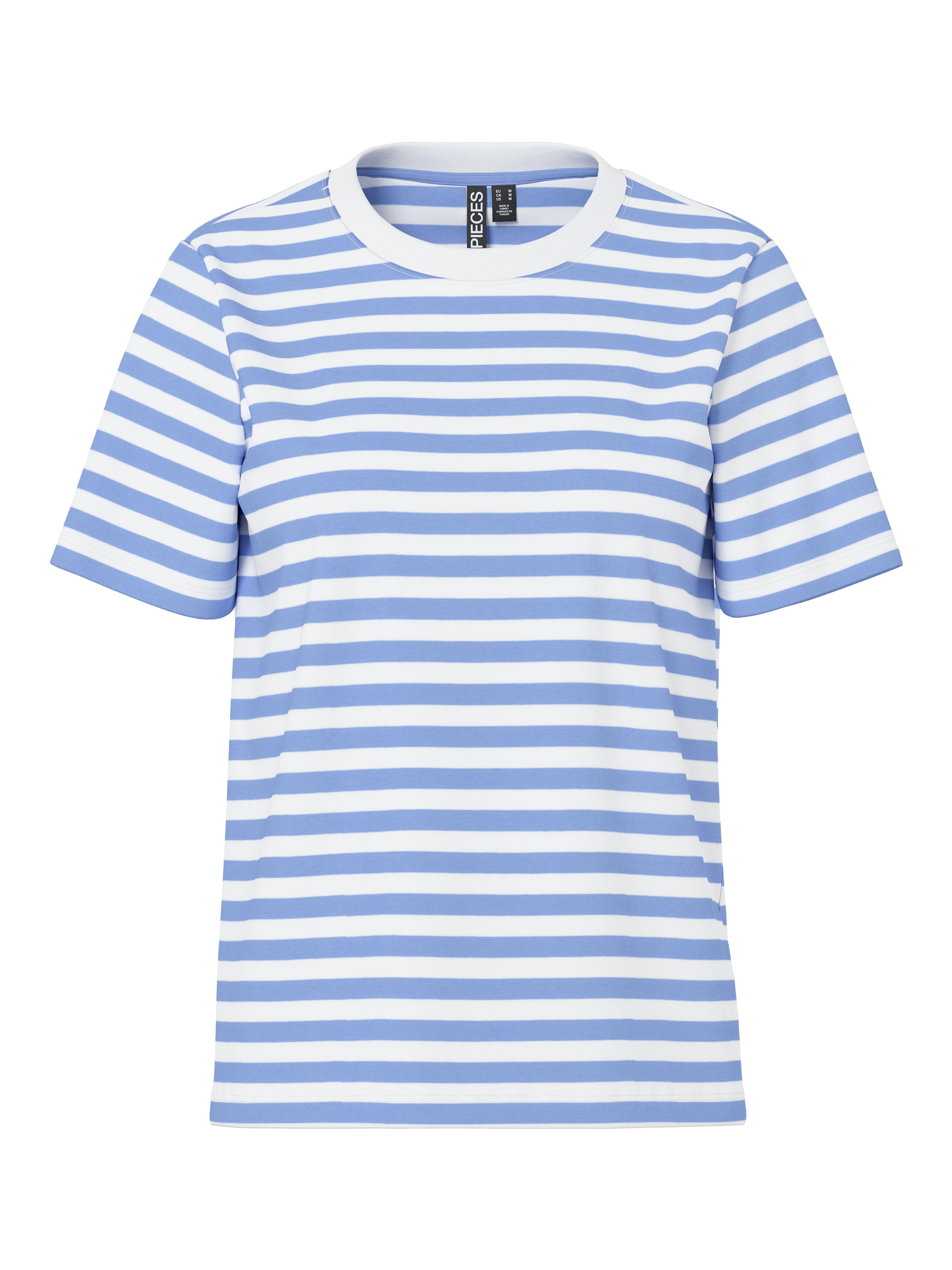 pieces Kurzarmshirt »PCRIA SS TEE STRIPES NOOS BC«