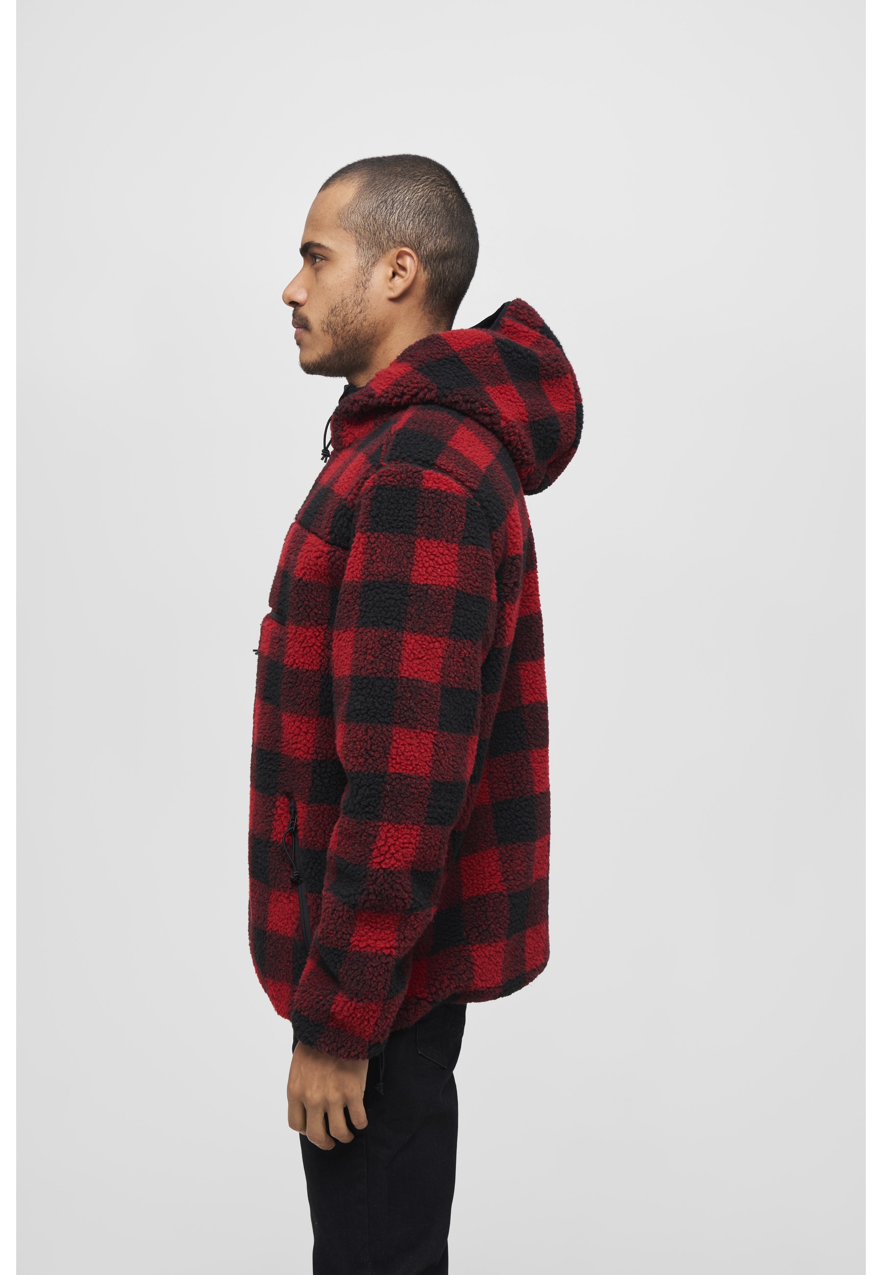 Brandit Anorak »Brandit Herren Teddyfleece Worker Pullover« 1 Stk. tlg. mit Kapuze
