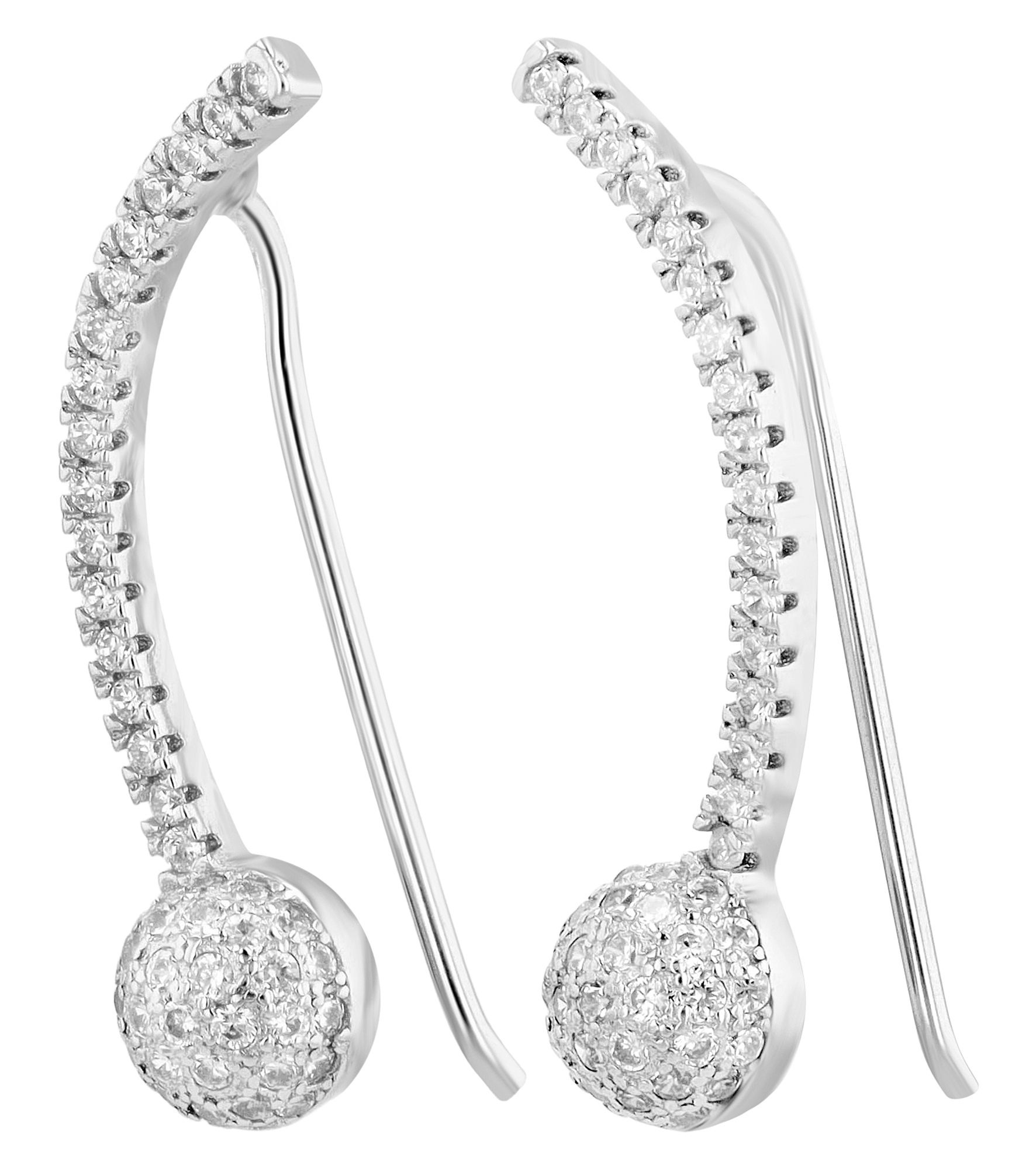 Adelia´s Paar Ohrhänger "Damen Ohrringe – Ohrhänger aus 925 Silber mit Zirk günstig online kaufen